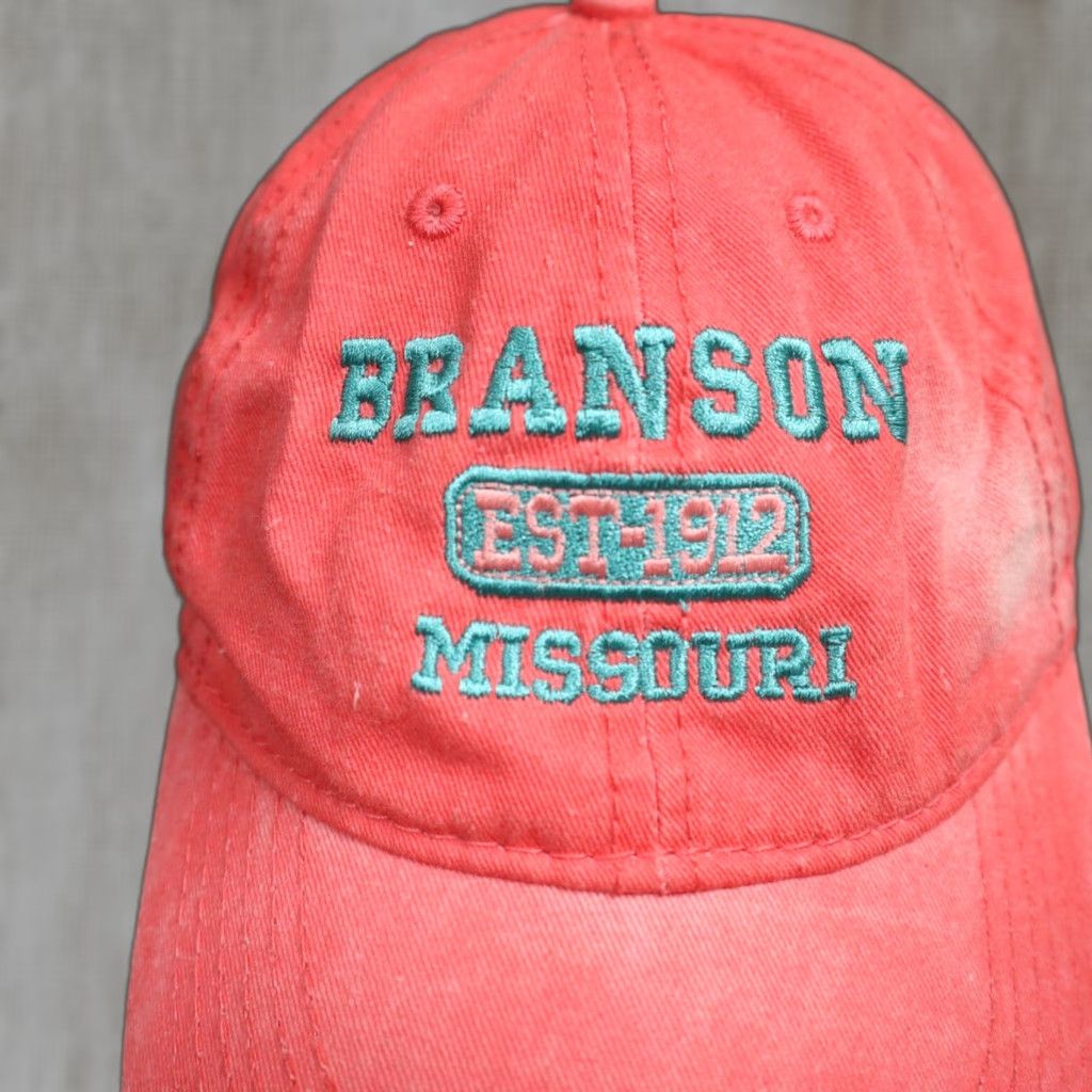 Pinko Basic Branson Missouri Est 1912 Pink Orange Adult Adjustable Baseball Hat Cap Shirt Mens Adjustable Pink Hat 1912 Branson Baseball Cap"} Size ONE SIZE - 1 Thumbnail