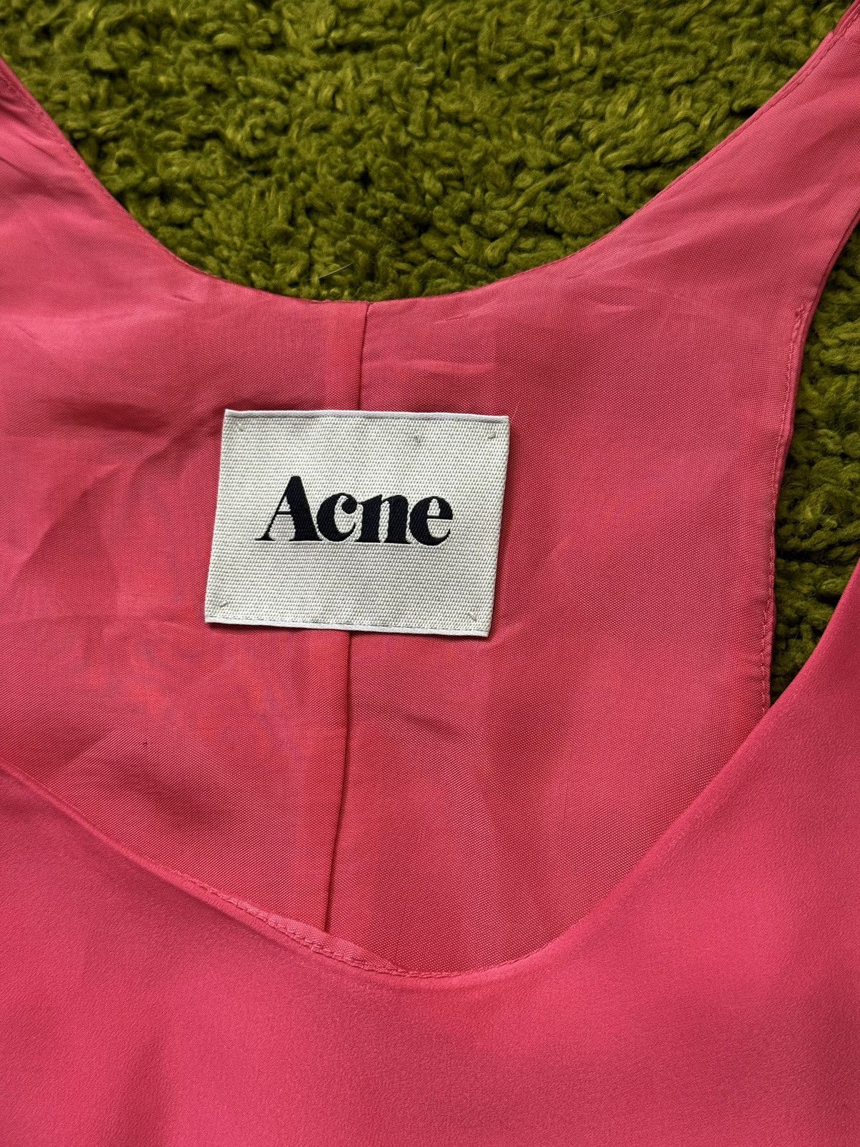 Acne Studios × Designer Acne Studios SS 2012 Magenta mini dress Size S / US 4 / IT 40 - 4 Thumbnail