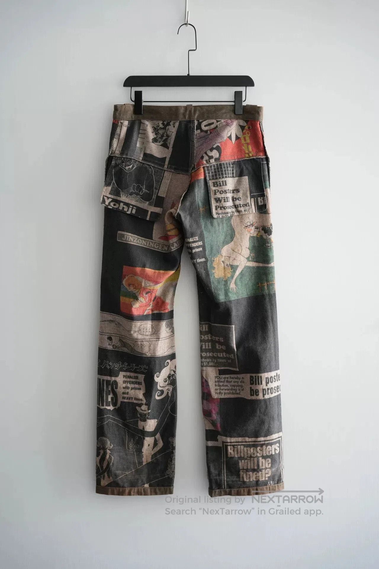 Yohji Yamamoto yohji yamamoto comic print pants. Size US 41 - 2 Thumbnail