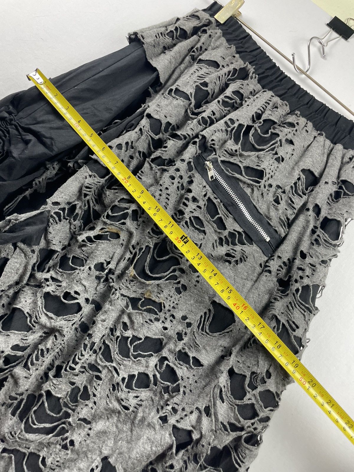Other Devil Fashion Tattered Gothic Skirt Creepy Nightshade Model Size 24" / US 00 / IT 34 - 10 Thumbnail