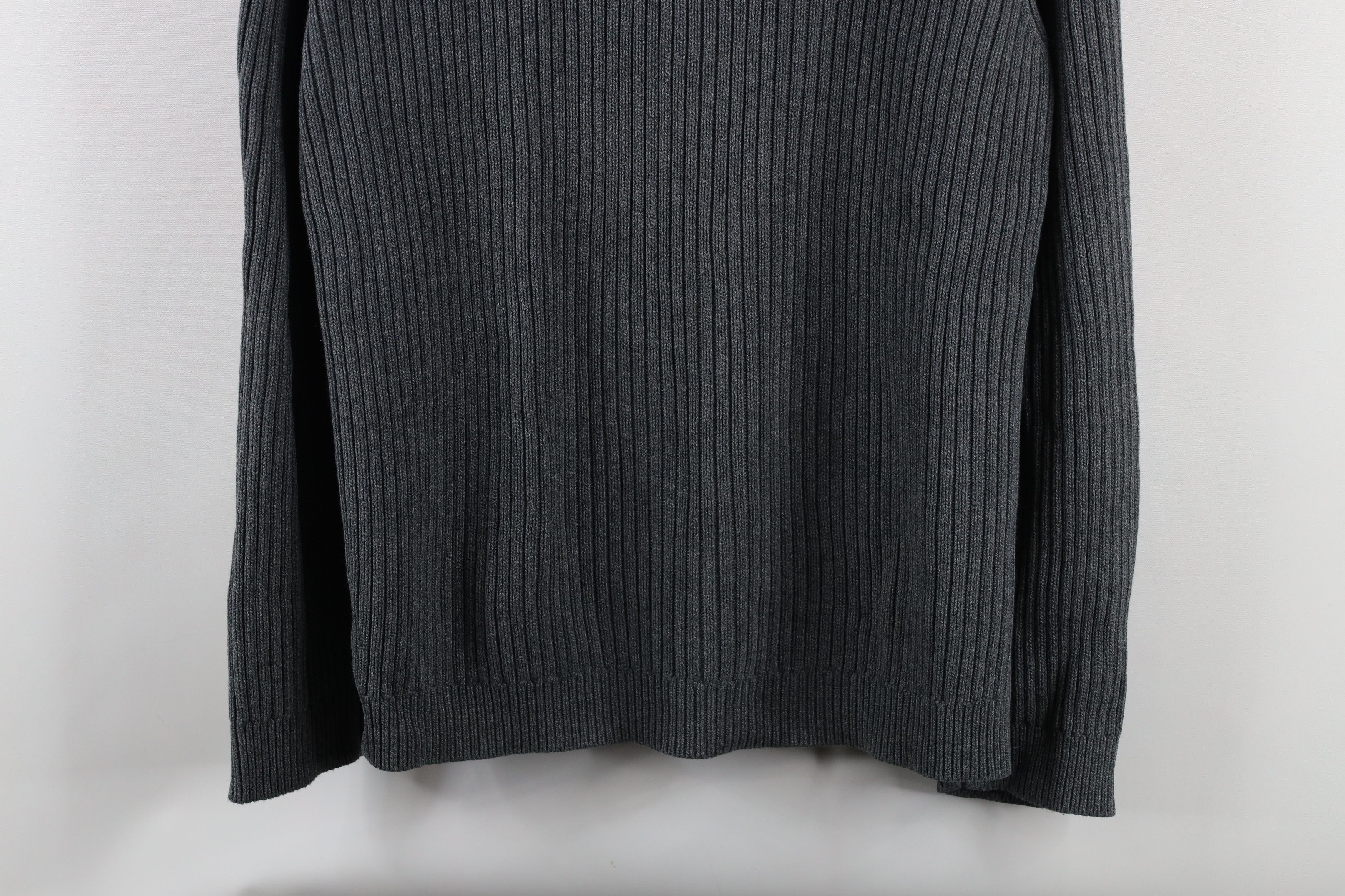 Eddie Bauer × Vintage Vintage 90s Eddie Bauer Knit Half Zip Pullover Sweater Size US L / EU 52-54 / 3 - 3 Thumbnail