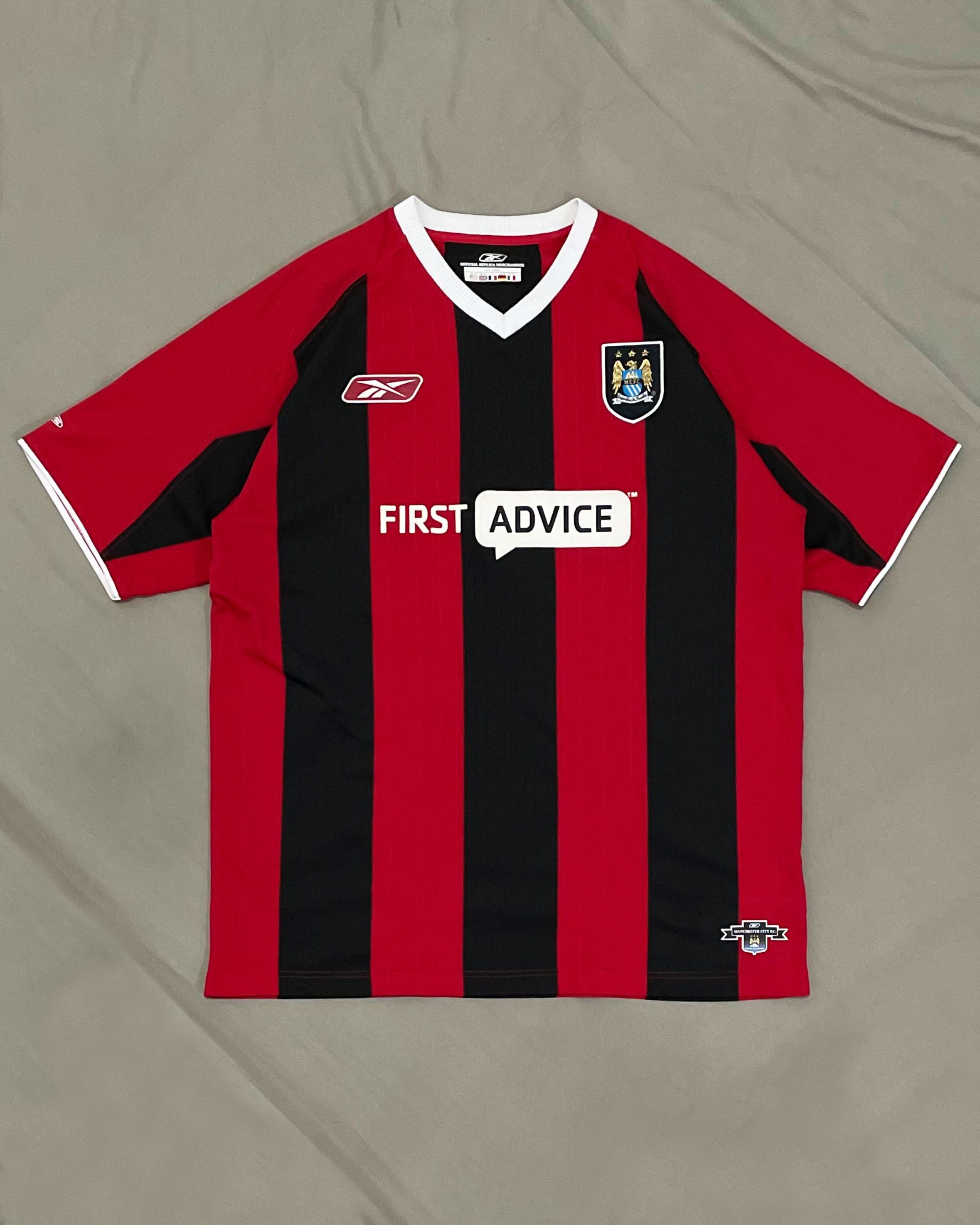Reebok Manchester City Away Kit 2003 2004 2005 Size US L / EU 52-54 / 3 - 1 Thumbnail