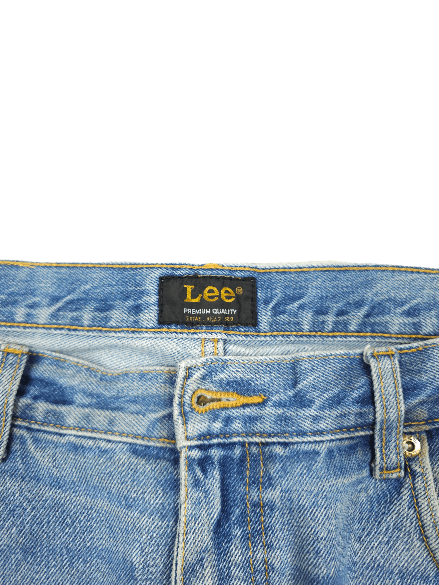 Japanese Brand × Lee × Vintage 💎 Size 36/32 Vintage 90's Lee Baggy Jeans Chicago Washed Size US 36 / EU 52 - 9 Thumbnail