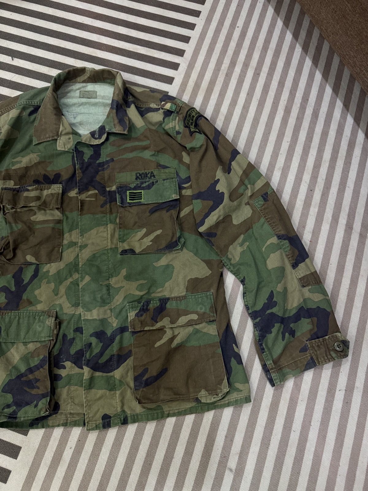 Vintage 🔥🔥🔥ARCHIVE VTG US ARMY CAMO SHIRTS JACKET Size US M / EU 48-50 / 2 - 3 Thumbnail
