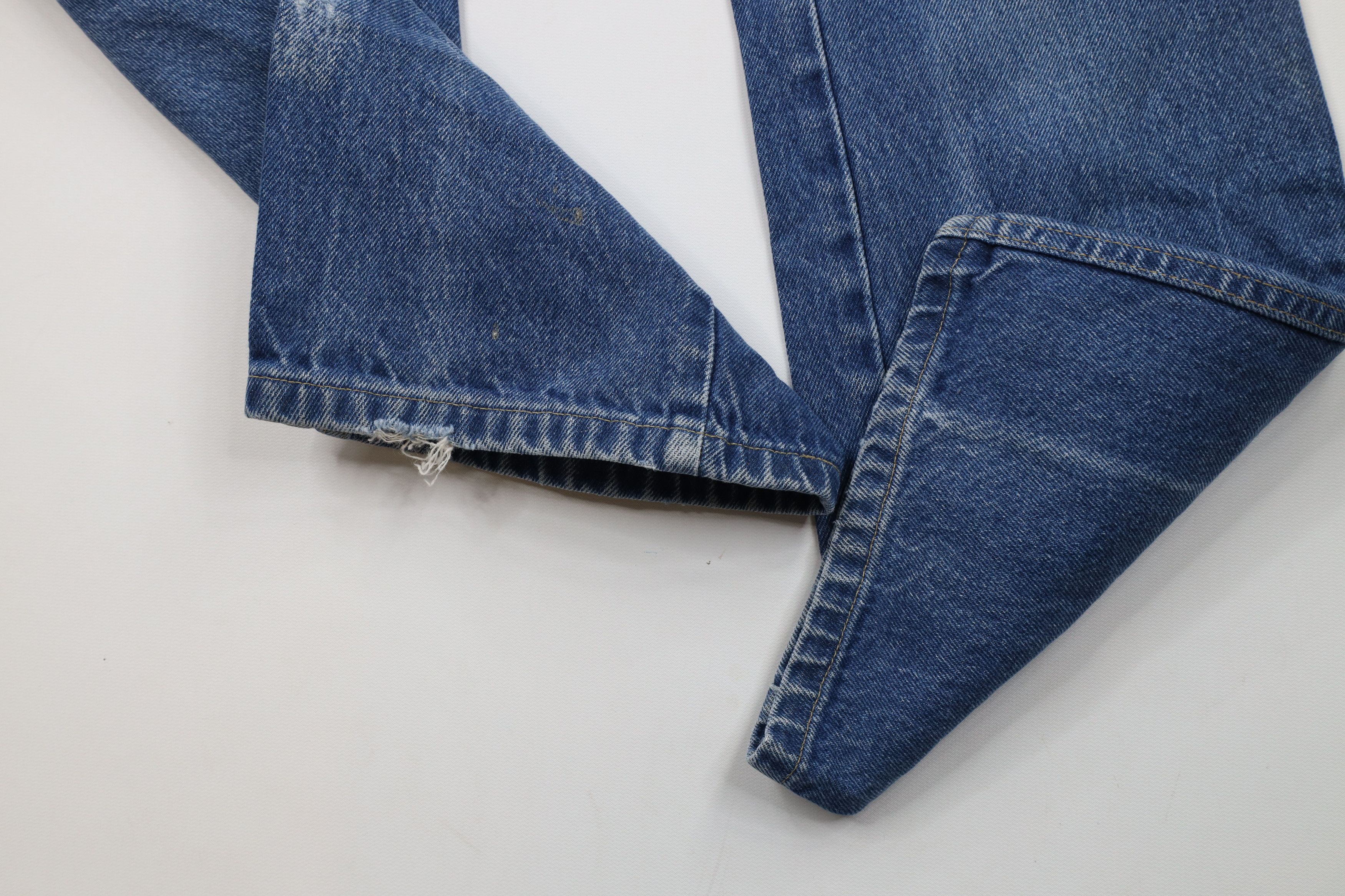 Vintage Vintage 90s Streetwear Flared Bootcut Denim Jeans Blue USA Size US 32 / EU 48 - 6 Thumbnail