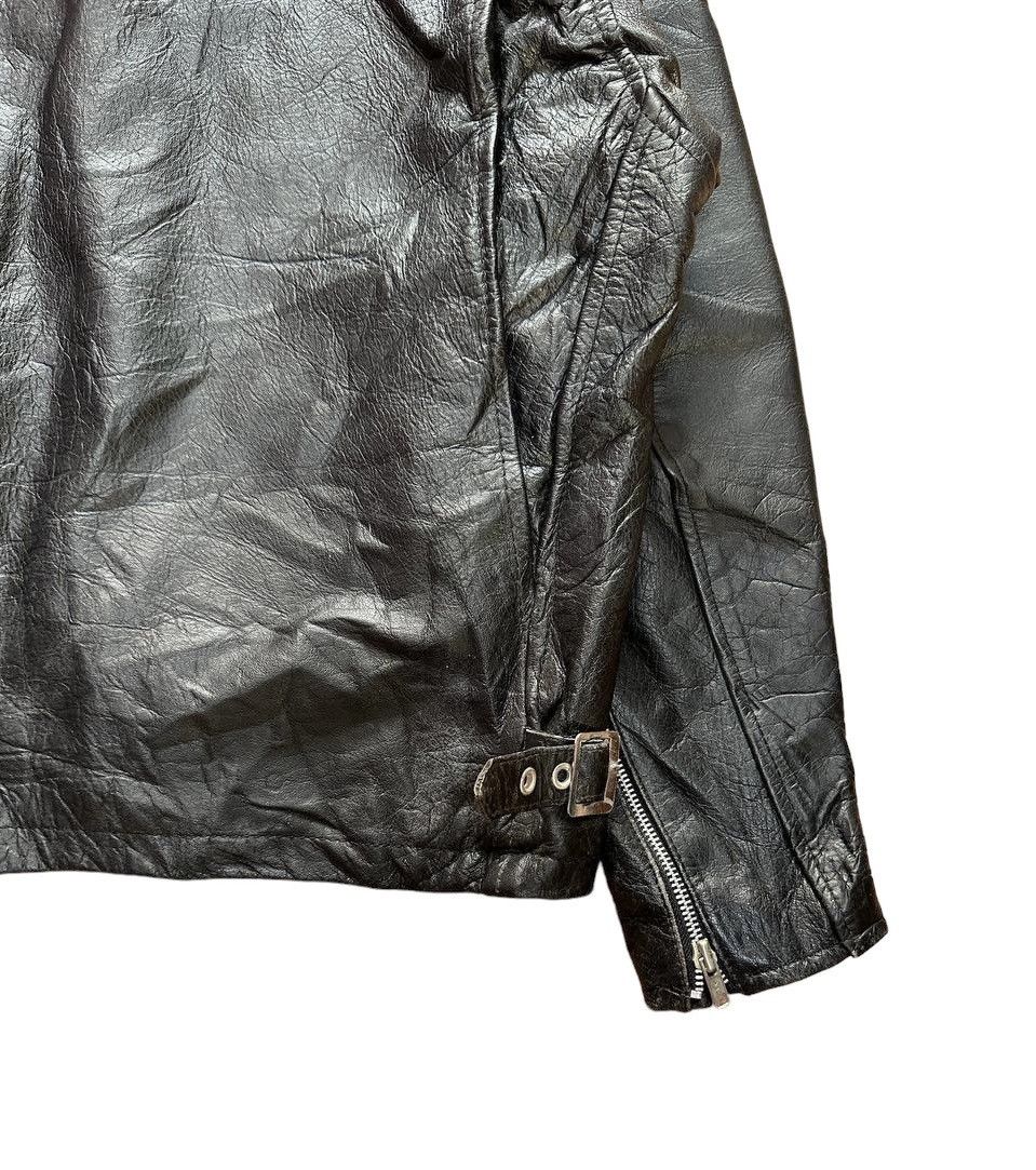 Genuine Leather Vtg EEZAN Genuine Leather Cafe Racer Jacket Size US S / EU 44-46 / 1 - 13 Thumbnail