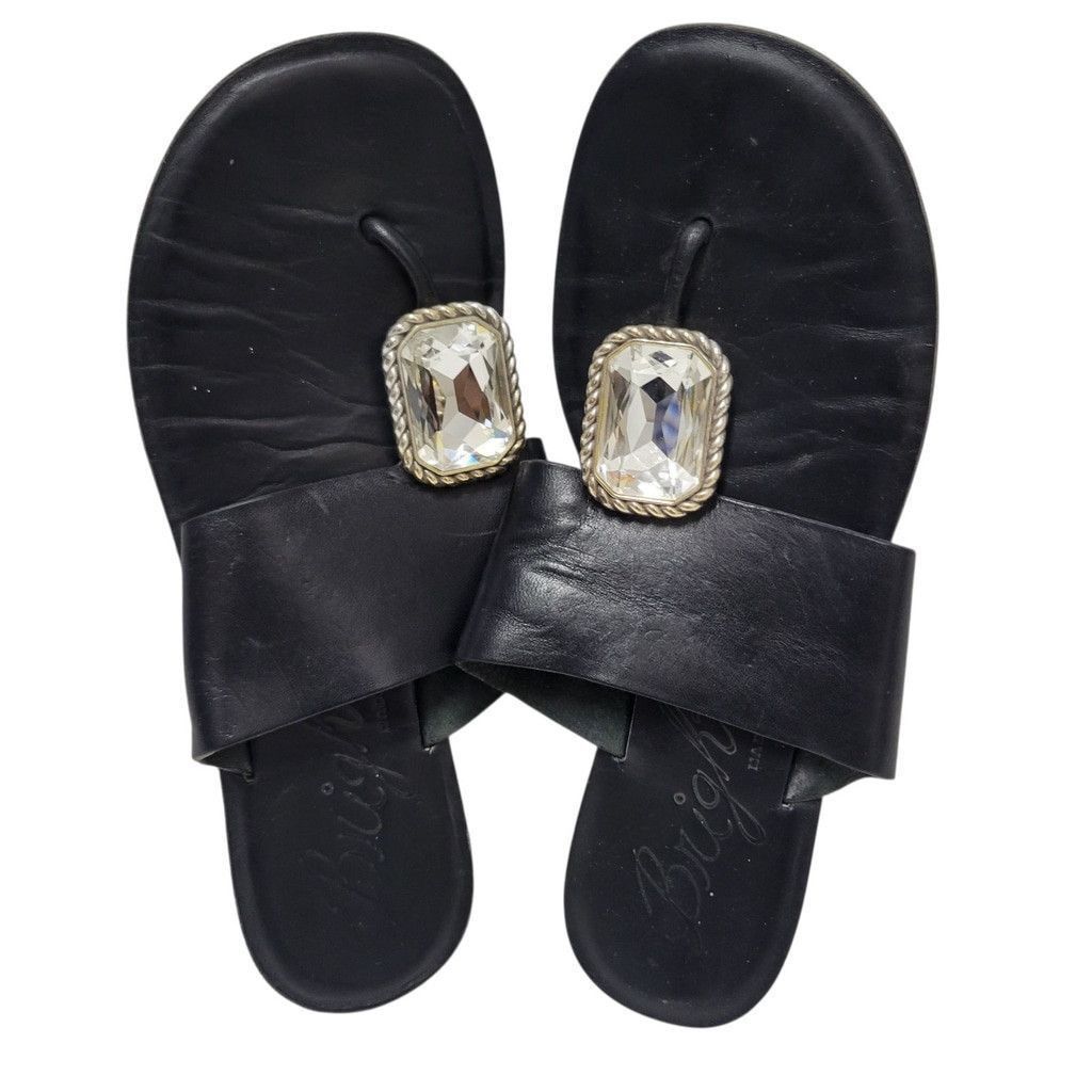 Brighton Brighton Allure Women's Leather Sandals Black Size 7.5M Size US 7.5 / IT 37.5 - 8 Thumbnail