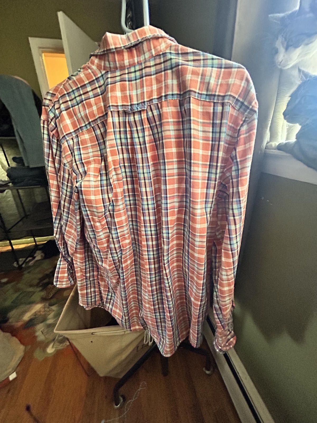 Izod IZOD Men's Casual Plaid Button-Up Shirt-Laid Back Your Style Size US M / EU 48-50 / 2 - 6 Thumbnail