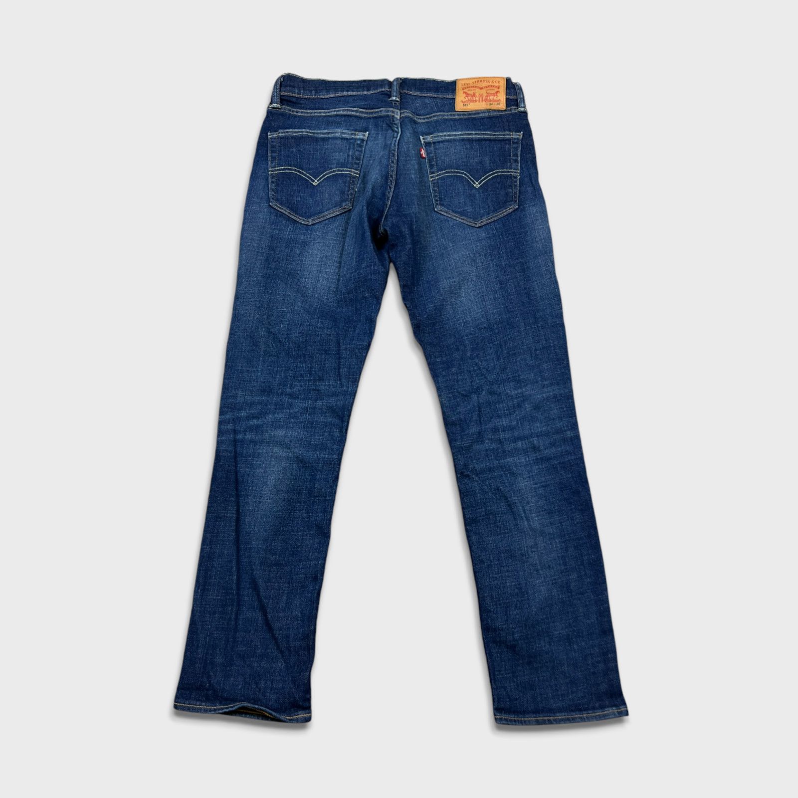 Levi's × Vintage Levi's 511 Jeans 32x30 Slim Fit Faded American Denim Pants Size US 32 / EU 48 - 5 Thumbnail