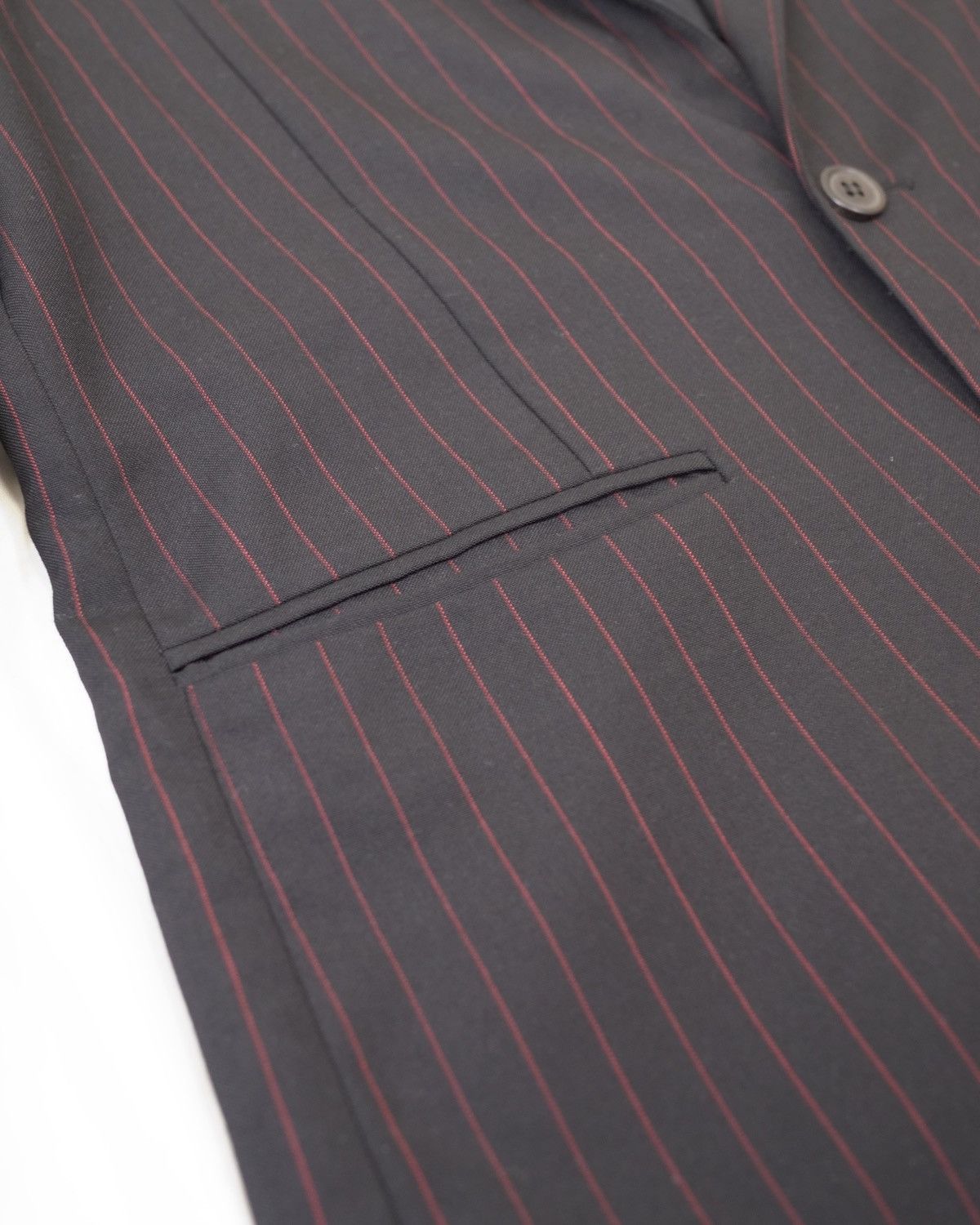 Gosha Rubchinskiy × PACCBET SS17 Striped Blazer w/ Rassvet Badges Size 46R - 4 Thumbnail