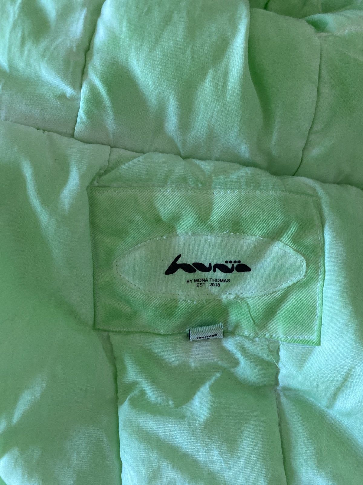 HUNI Design huni design astronaut bomber “lime” by Mona Thomas