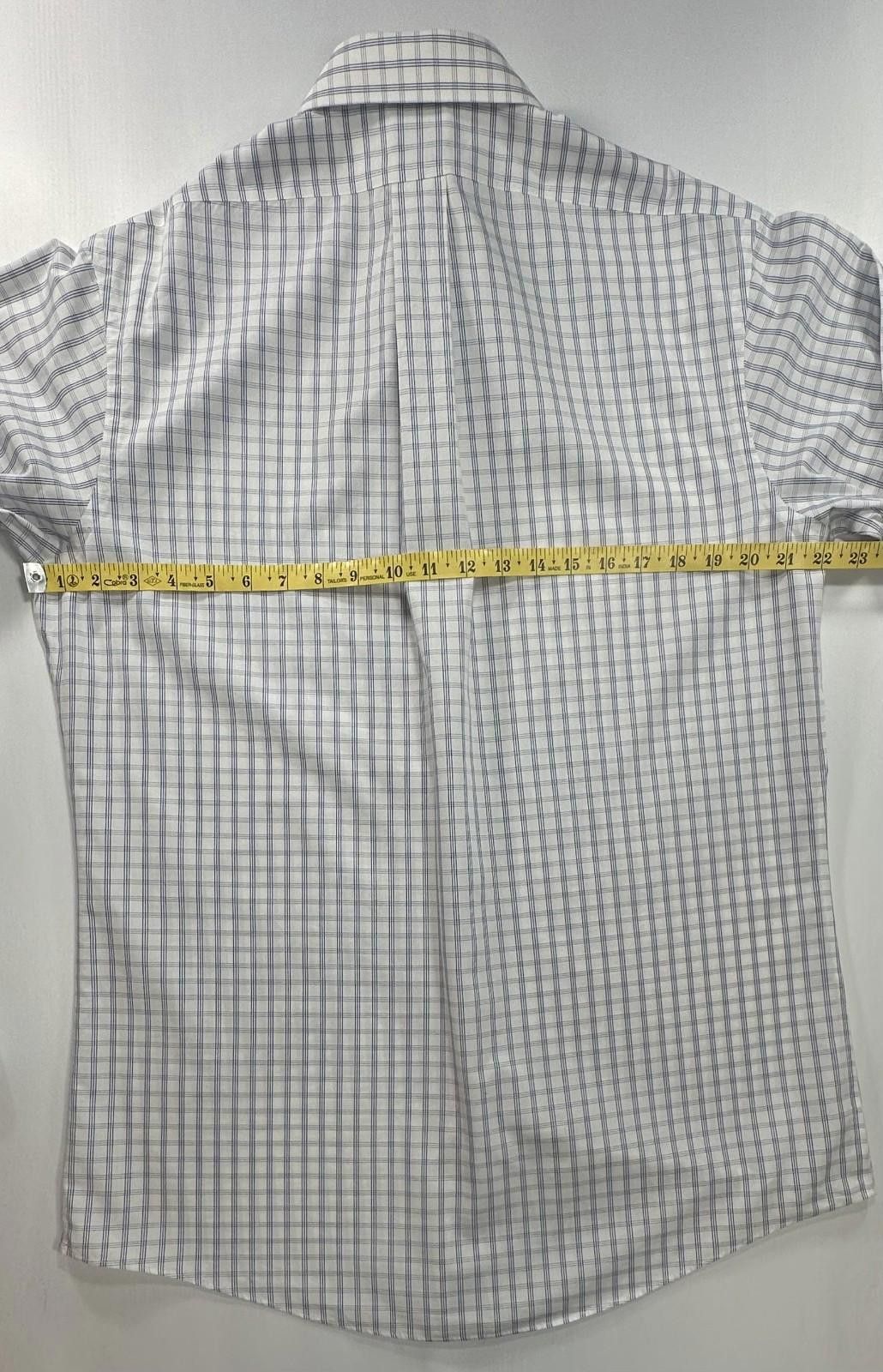 Brooks Brothers Brooks Brothers Slim No-Iron Cotton Button Up Blue Men XL 16 Size 44R - 5 Thumbnail