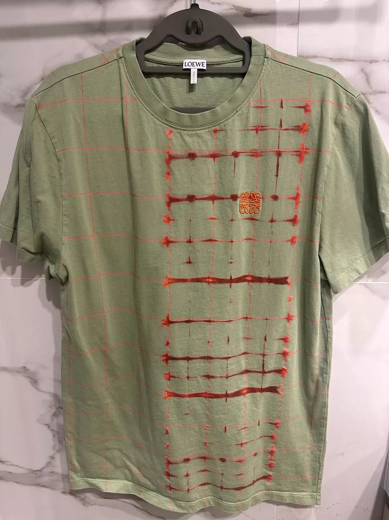 Loewe LOEWE Matcha green embroidered logo short sleeve Size S / US 4 / IT 40 - 1 Thumbnail
