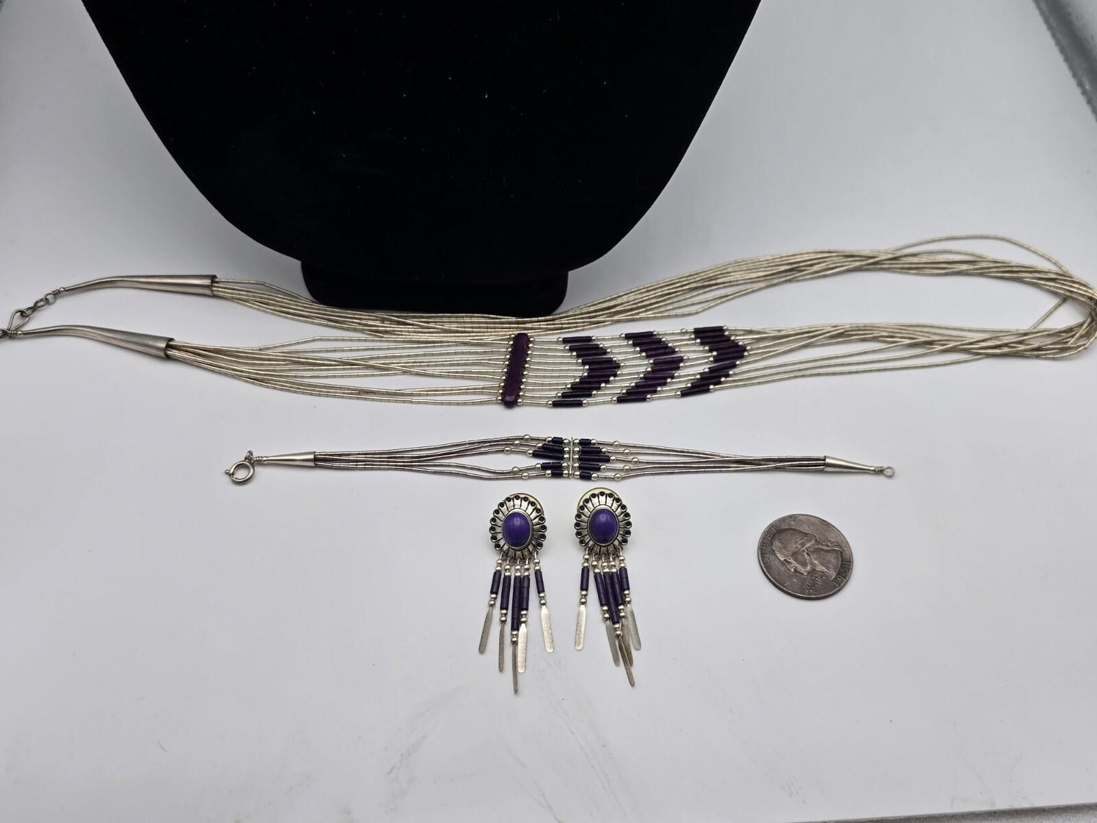 Other Arnold Maloney Sterling & Sugilite Concho Set Size ONE SIZE - 1 Thumbnail