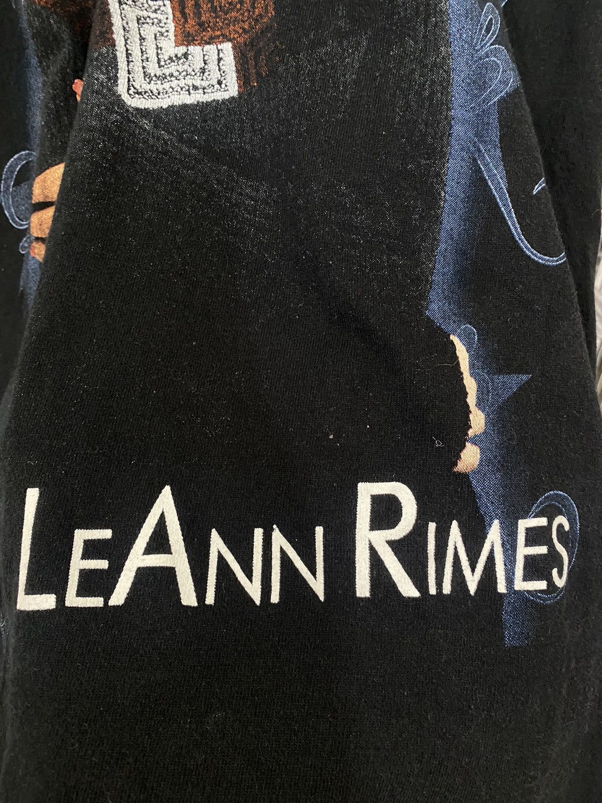 Band Tees ✅ VINTAGE 90s LeAnn Rimes Dance Pop Solo singer tee shirt Size US S / EU 44-46 / 1 - 6 Thumbnail