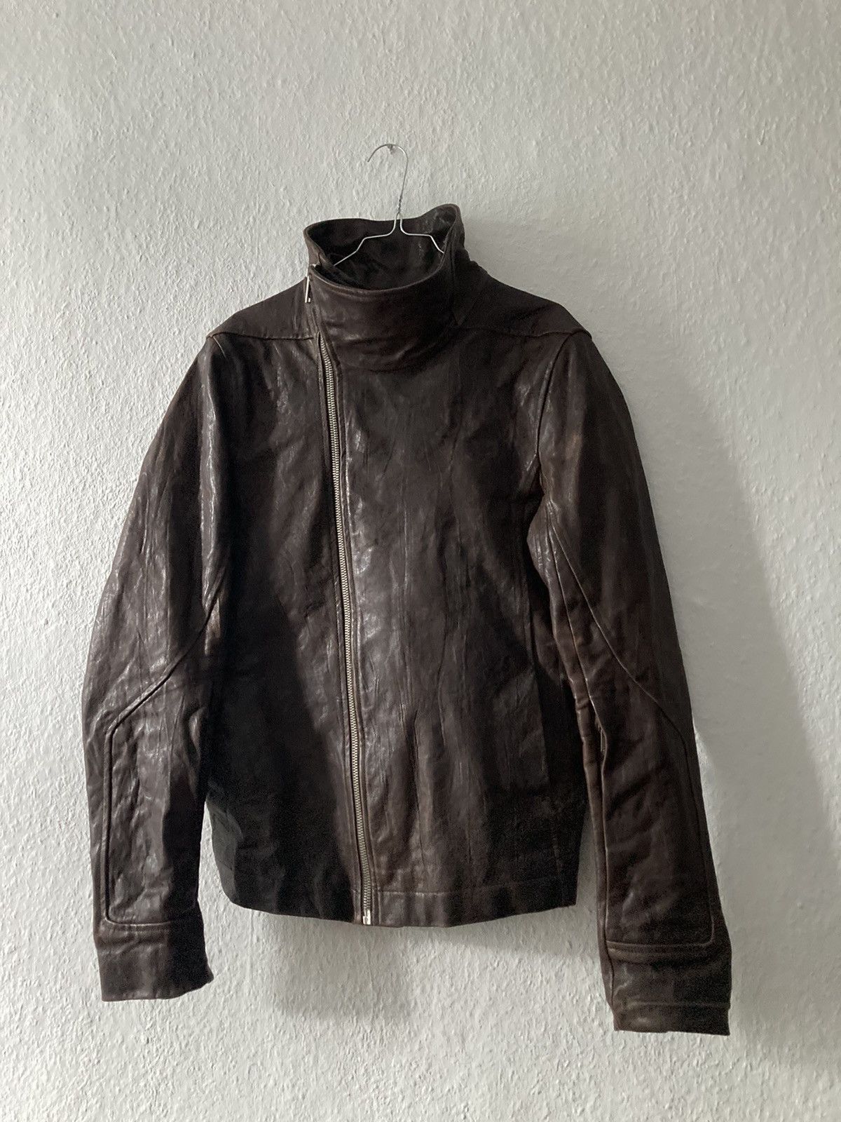 Rick Owens F/W 09 CRUST Hammered Lamb Bauhaus Leather Jacket