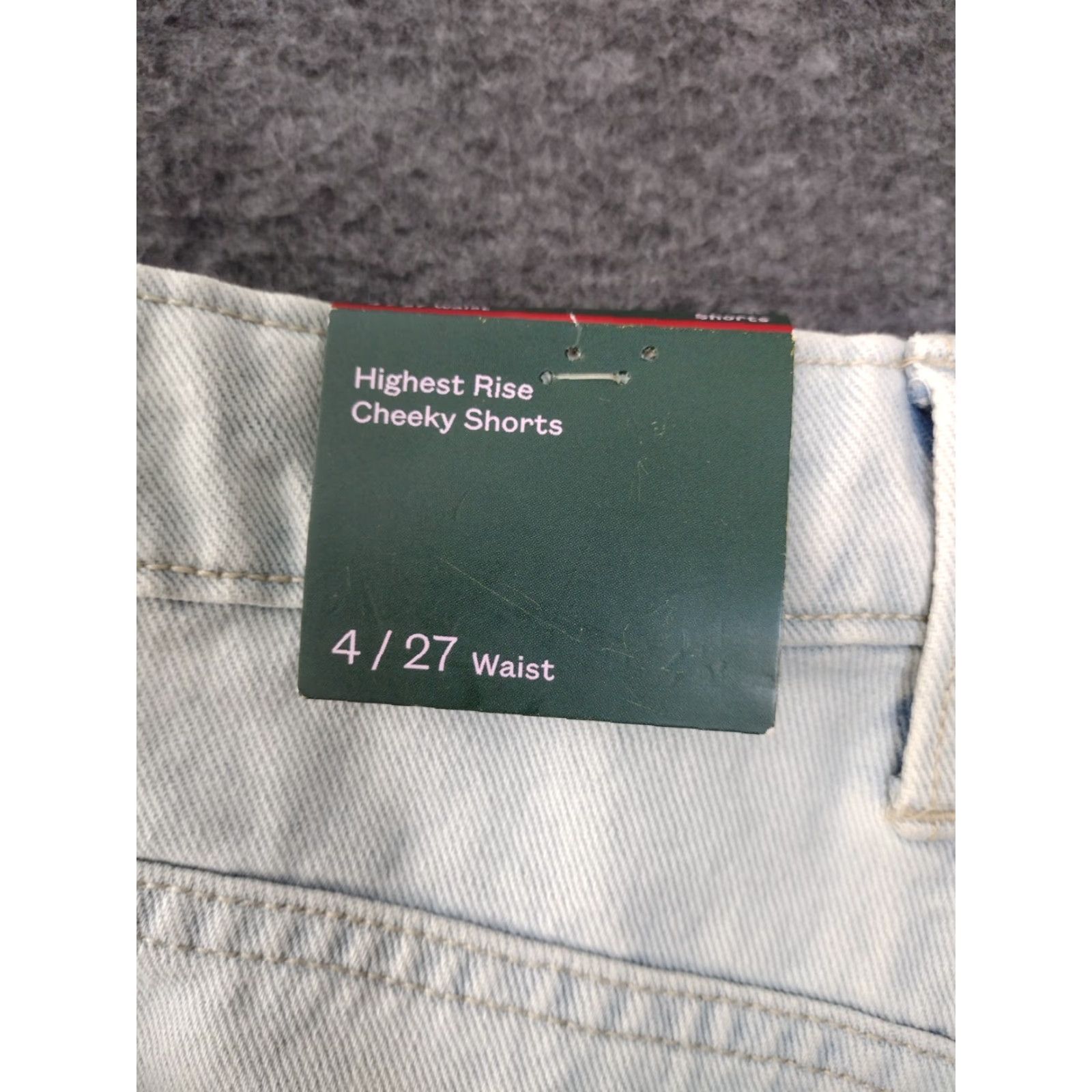 Vintage Nike Wild Fable Denim Shorts Size 27" / US 4 / IT 40 - 7 Thumbnail
