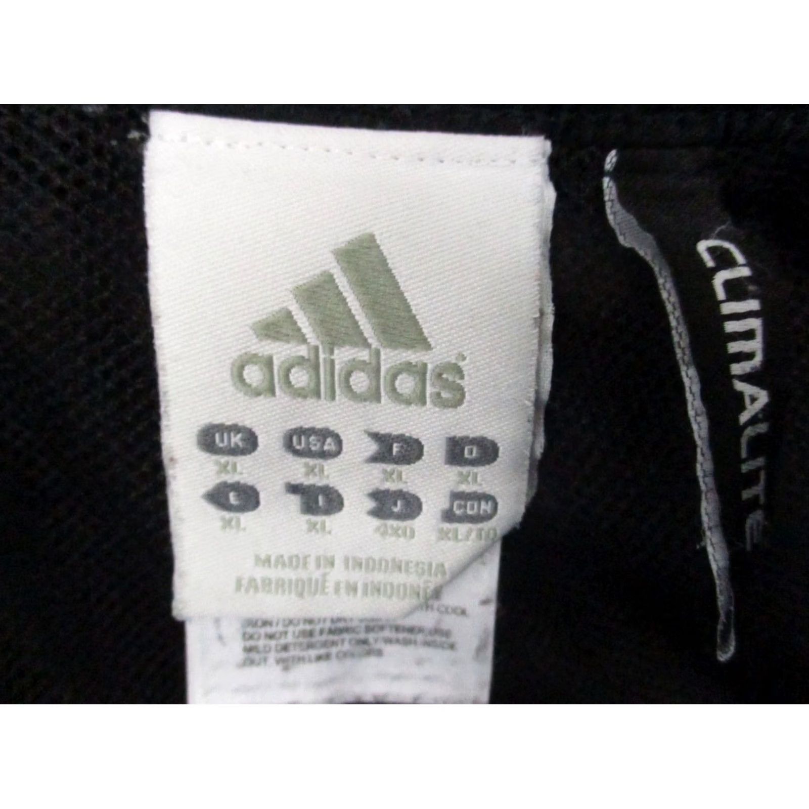 Adidas Adidas Track Pants XL Men Black Three Stripe Windbreaker Lined Soccer Zip Ankle Track Pants Size US 36 / EU 52 - 5 Thumbnail