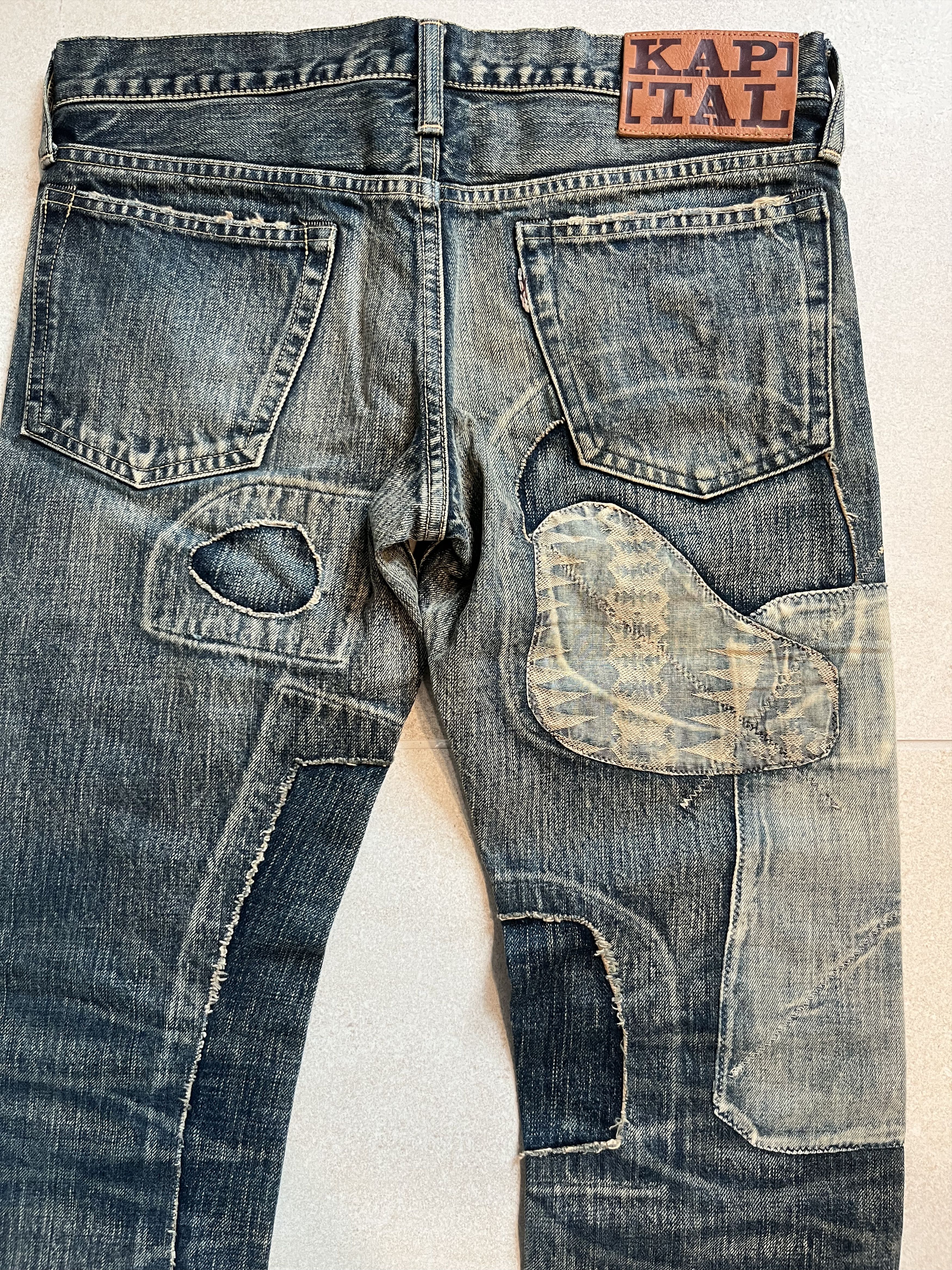 Kapital Kapital Embroidered Distressed Denim Size US 30 / EU 46 - 8 Thumbnail