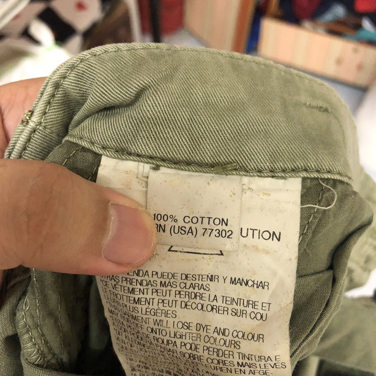 Japanese Brand DL Japanese Brand Green Cargo Multipocket Pants #C645 Size US 33 - 16 Thumbnail