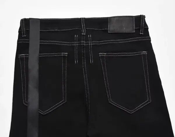 Vintage American high street men's trendy patchwork flared jeans Size US 32 / EU 48 - 5 Thumbnail