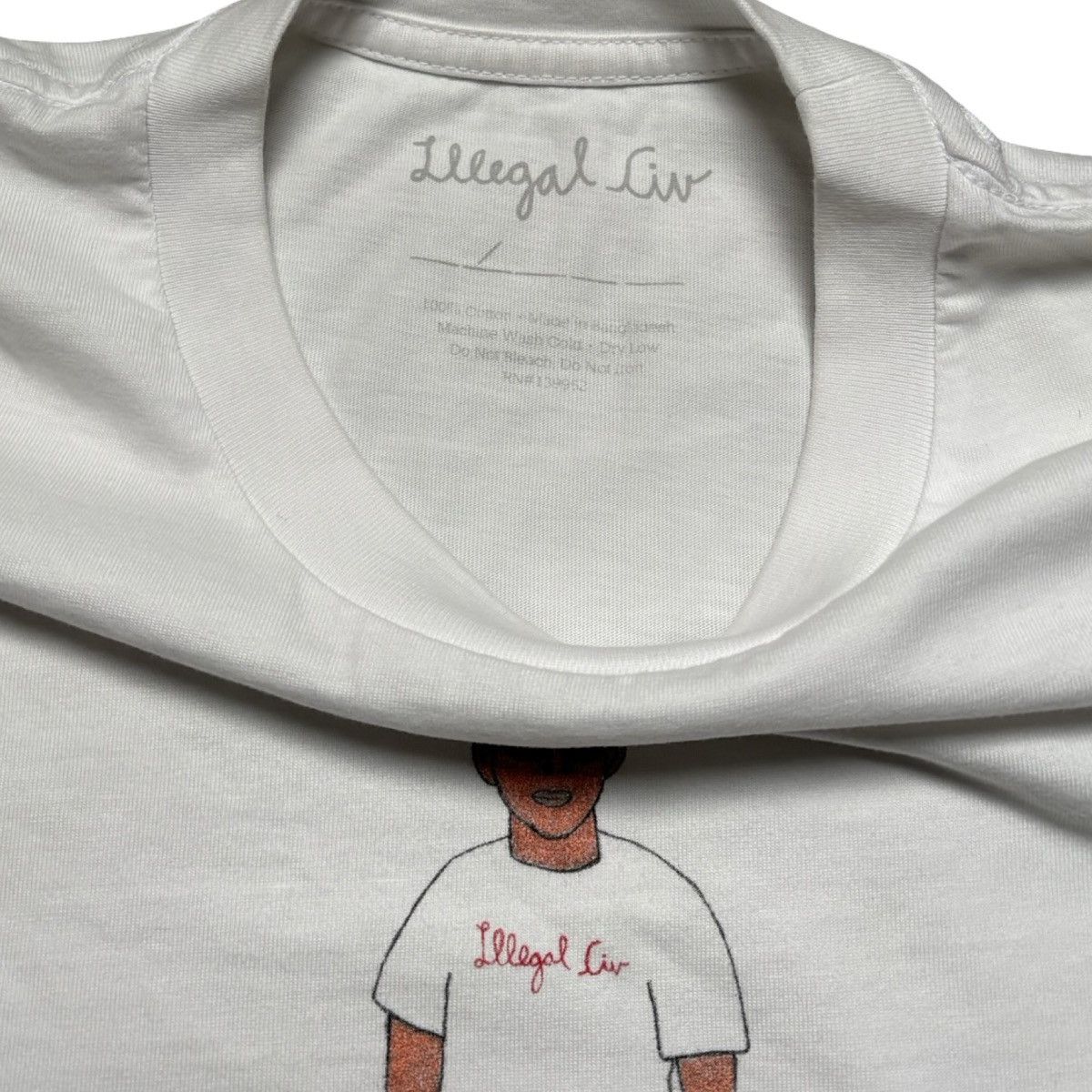Other Illegal Civilization Alex Midler Large White Skater T Shirt Size US L / EU 52-54 / 3 - 3 Thumbnail