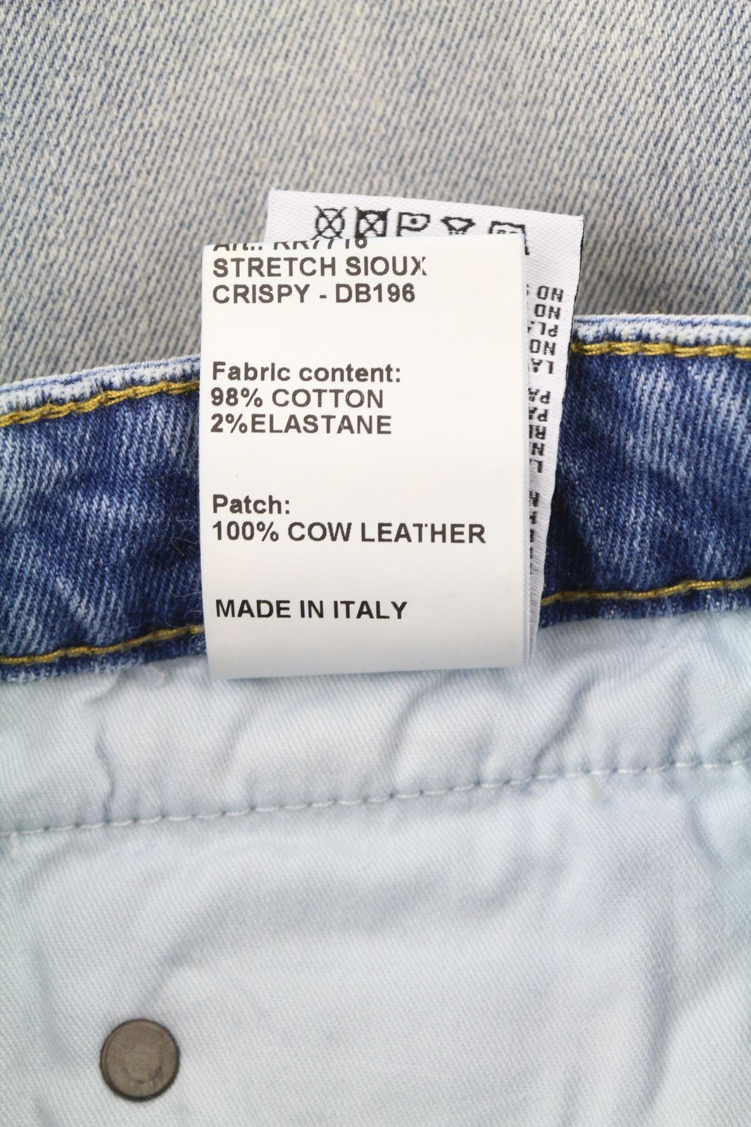 R13 BOY SKINNY 27 Jasper Stretch Washed Faded Ankle 86338 Size 27" / US 4 / IT 40 - 9 Thumbnail
