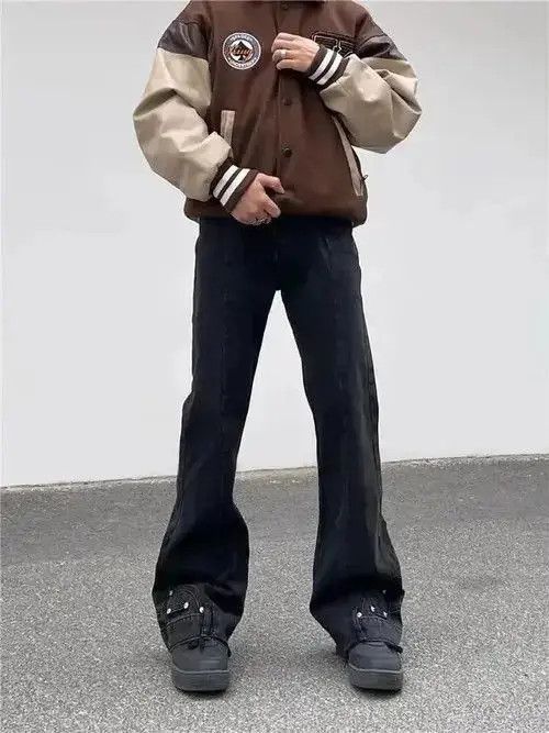 Japanese Brand Casual Loose Denim Trousers Size US 30 / EU 46 - 3 Thumbnail