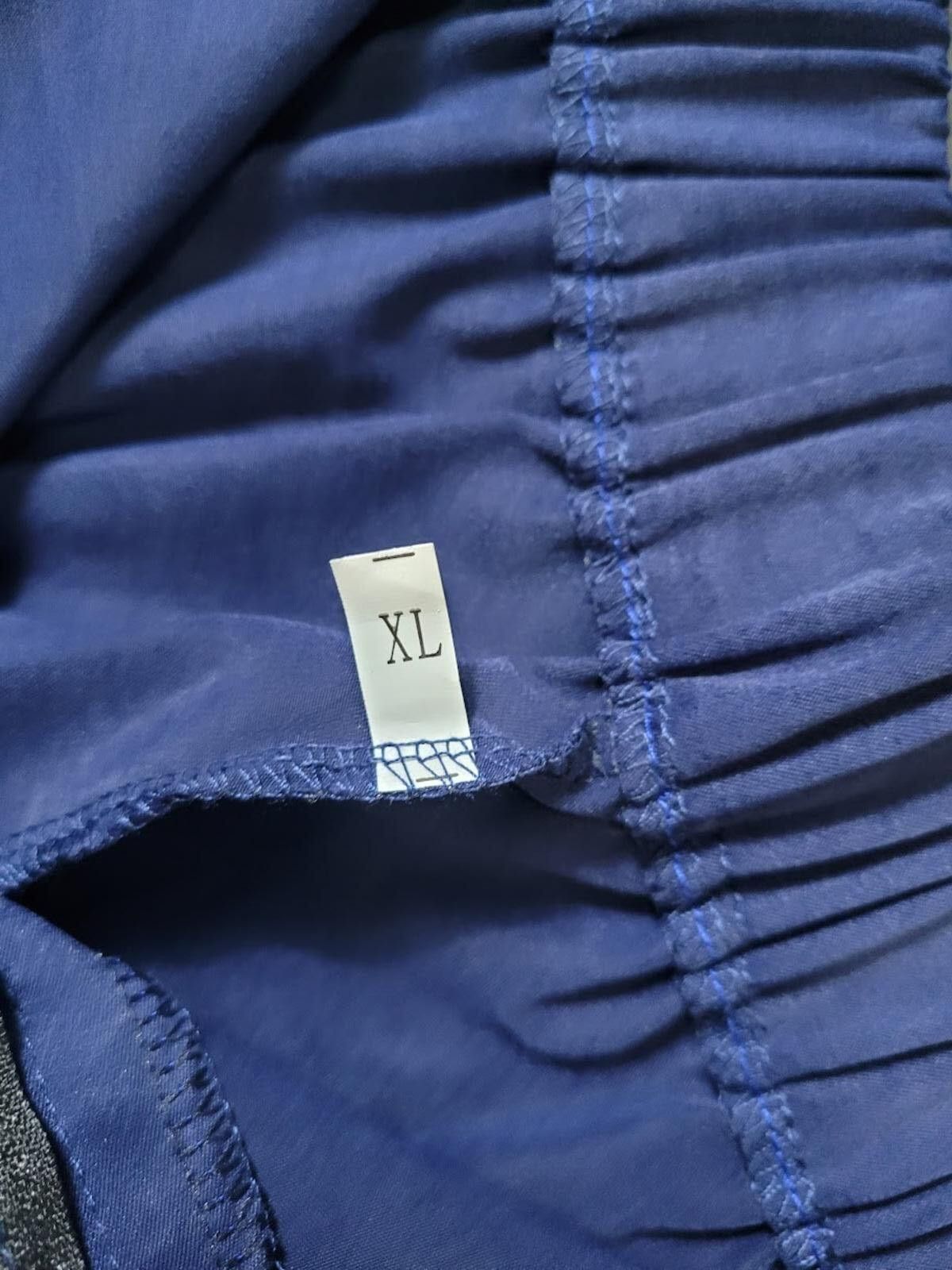 The Unbranded Brand Stylish Blue Cargo Pants with Elastic Waistband - XL Size US 36 / EU 52 - 6 Thumbnail