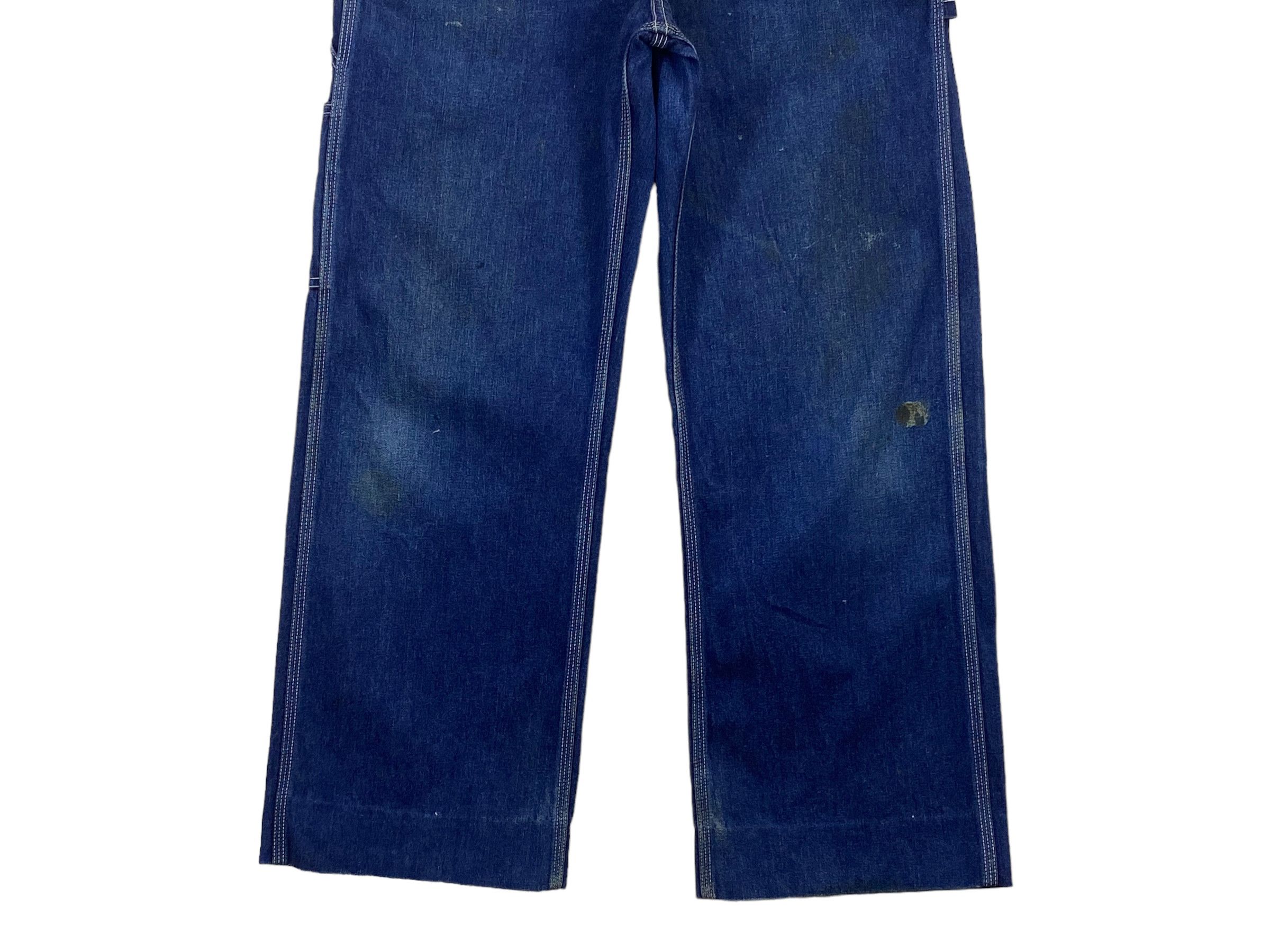 Big John × Vintage Big John Carpenter Bib Overalls Jeans Size US 30 / EU 46 - 5 Thumbnail