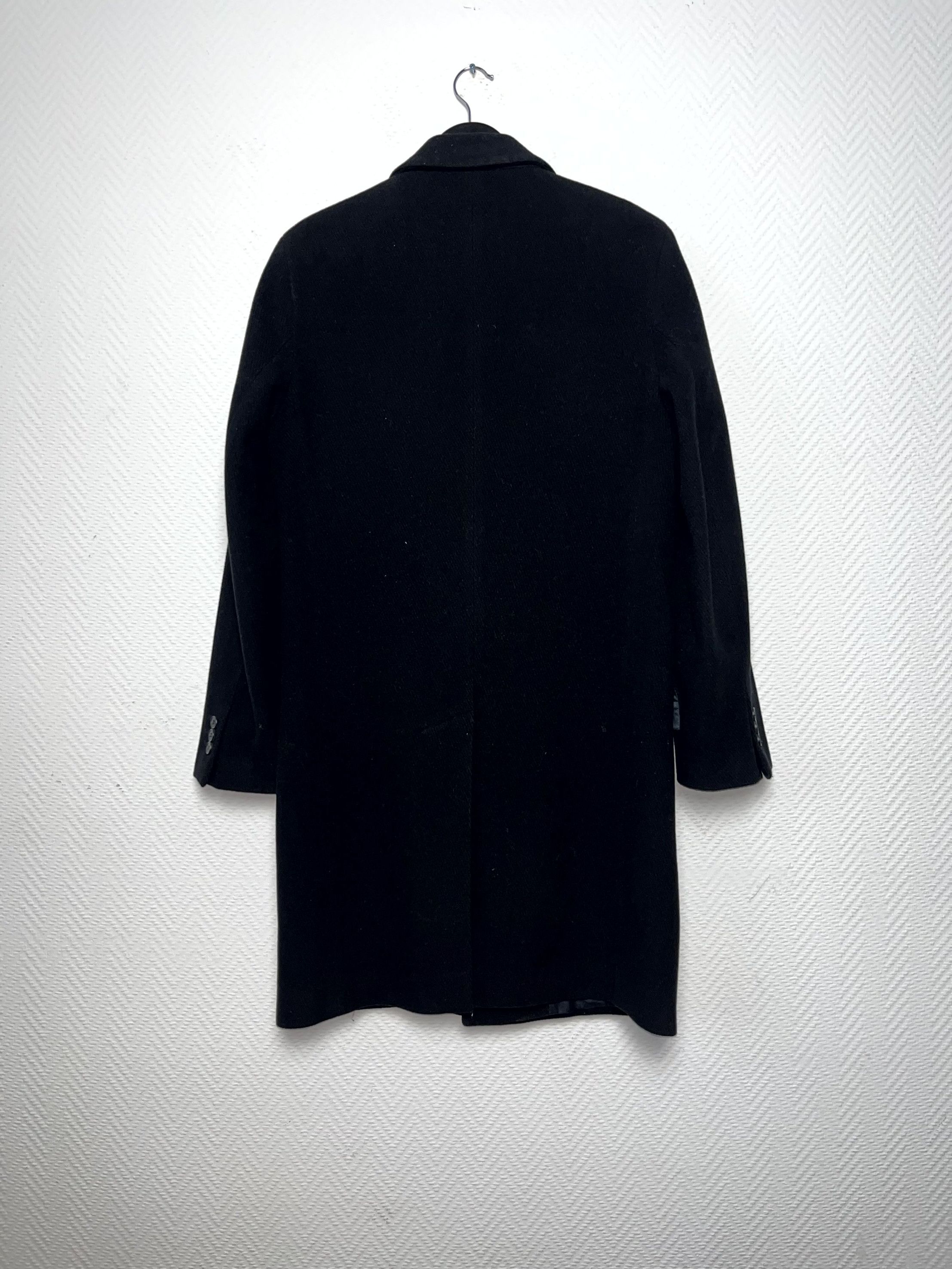 Karl Lagerfeld Karl Lagerfeld Black Classic Wool Overcoat Size M EU 44 Size US M / EU 48-50 / 2 - 11 Thumbnail