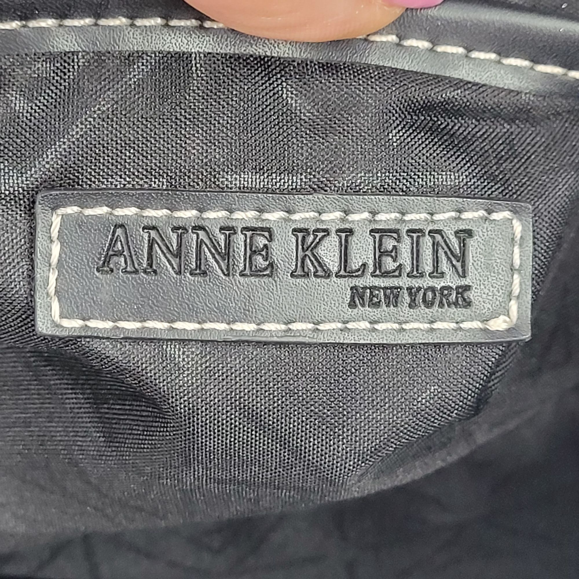 Anne Klein Vtg Anne Klein Black Iconic Lion Logo Print Tote Shoulder Ba Size ONE SIZE - 12 Thumbnail