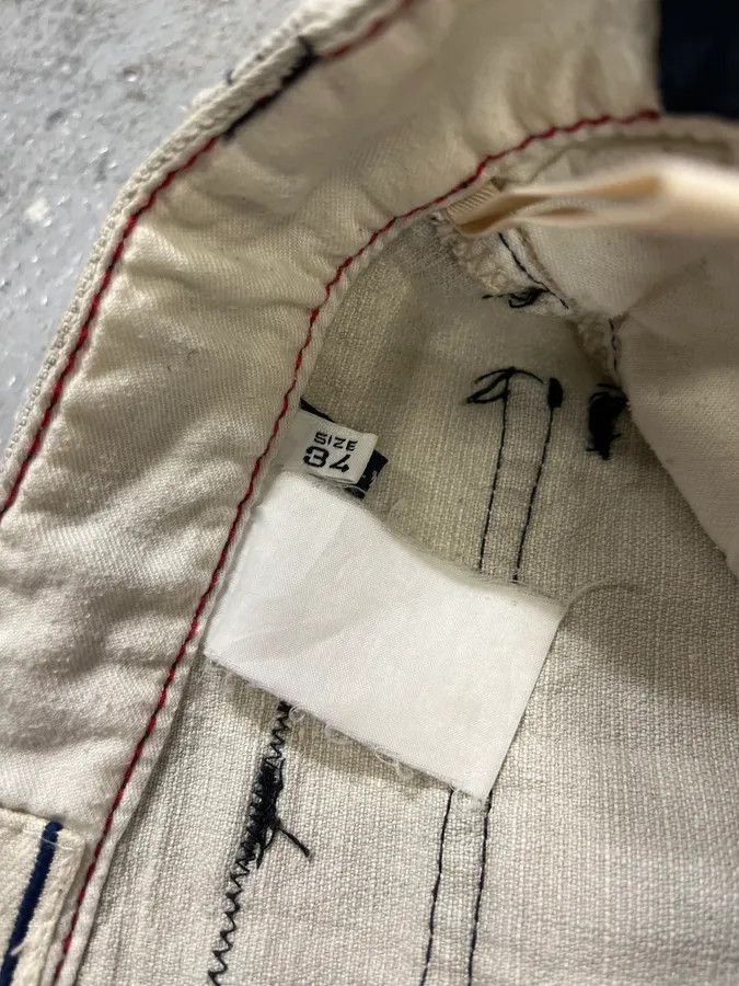 Armani 2000s Armani Tweed Light White Cozy Pants Size US 32 / EU 48 - 14 Thumbnail