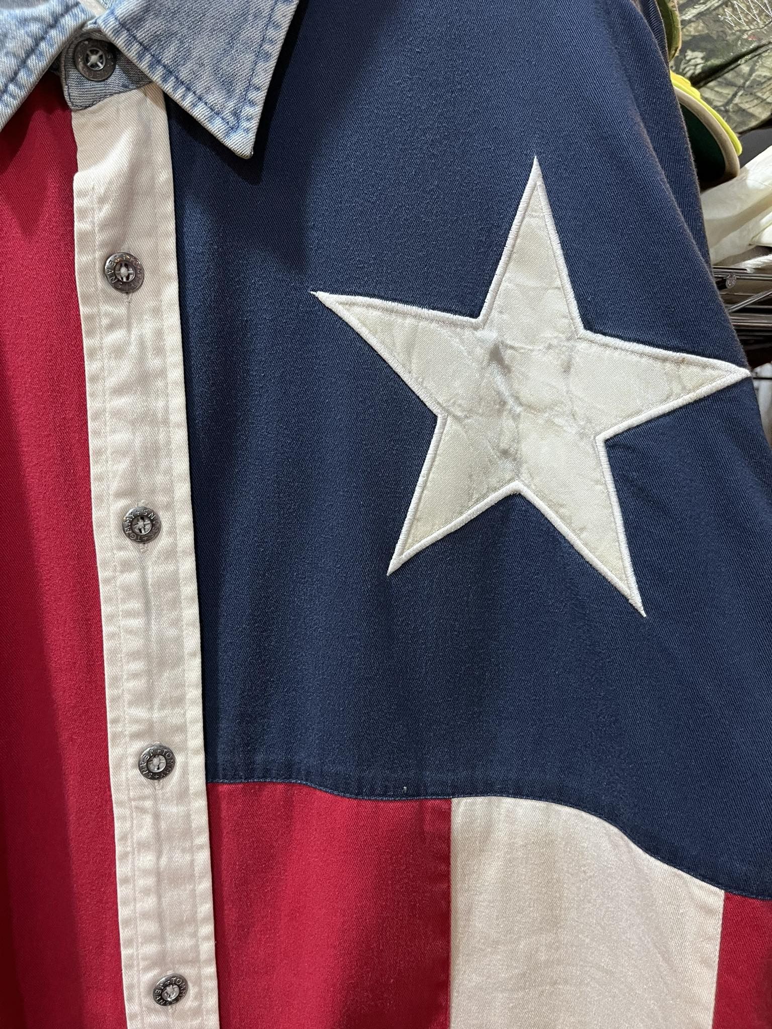 Tommy Hilfiger Rare! Tommy Jeans USA Mega Flag Shirt 90s Size US XL / EU 56 / 4 - 3 Thumbnail