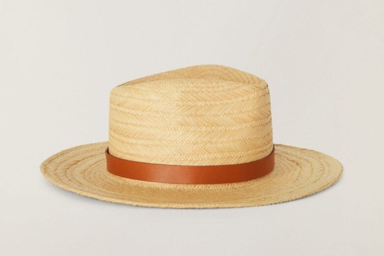 o1srvl11e0325 Size: 56 / Avea Panama Hat / Cap in Brown