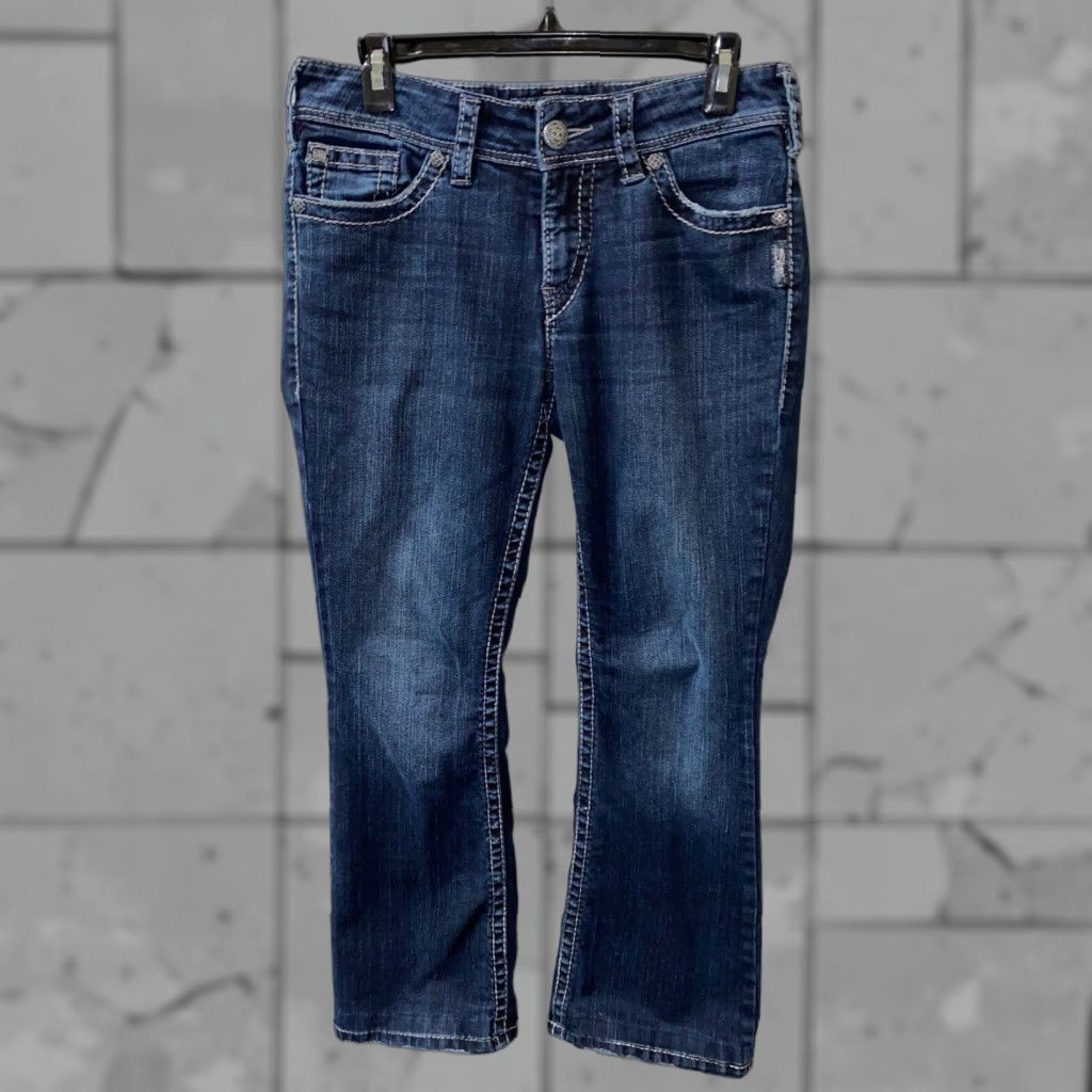 Silver Jeans Co. Silver Jeans Suki Surplus Womens Jeans 28x30 Blue Denim Size 28" / US 6 / IT 42 - 1 Thumbnail
