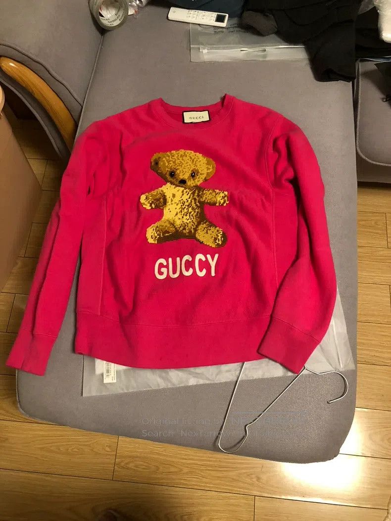 Gucci Gucci Bear Sweatshirt Size S / US 4 / IT 40 - 1 Thumbnail