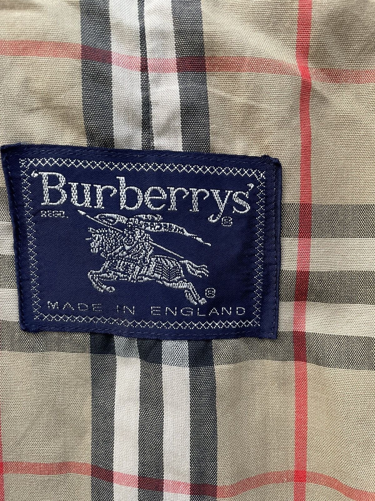 Burberry Prorsum Made In England Vintage Burberry Nova Check Lining Over Coat Size US L / EU 52-54 / 3 - 14 Thumbnail