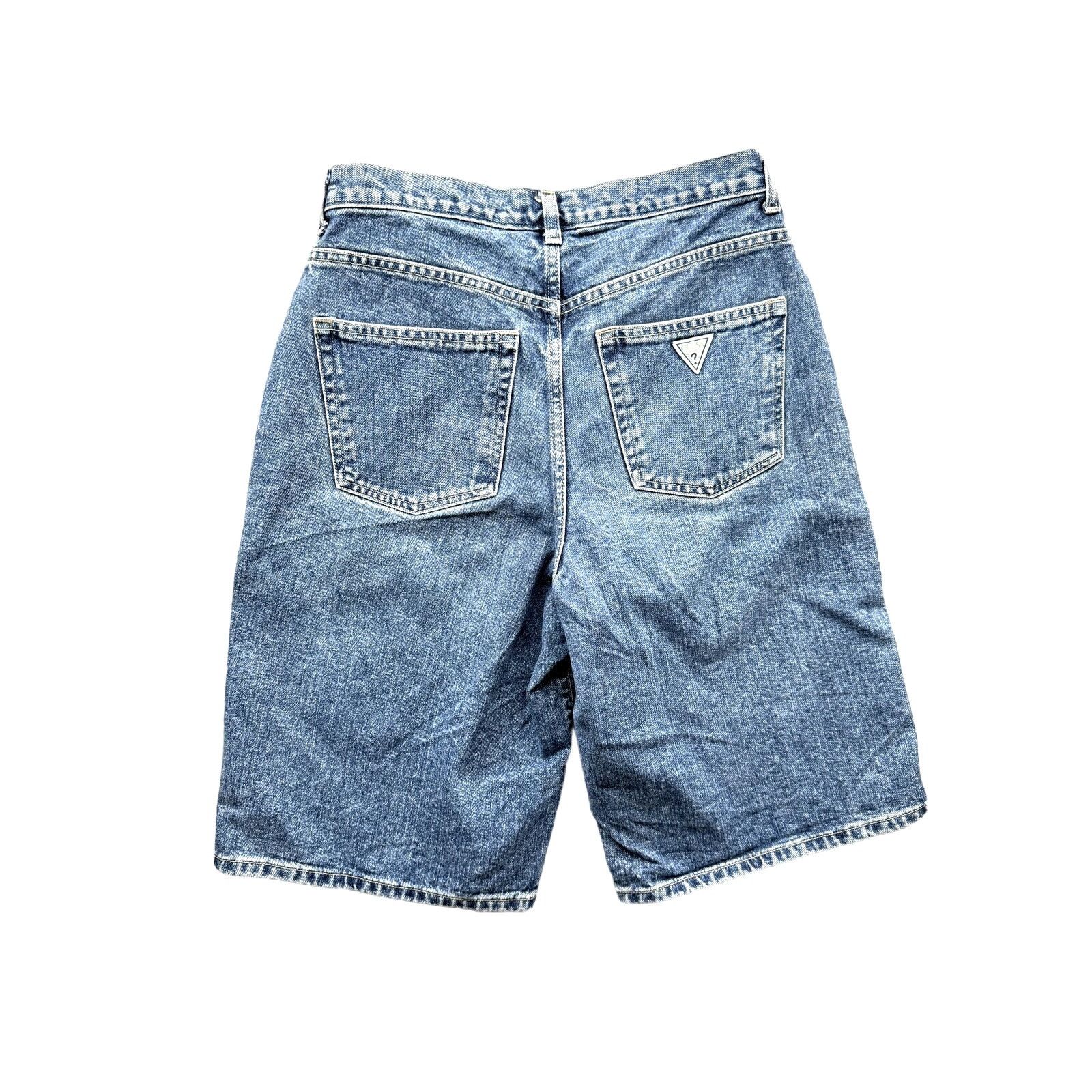 Guess × Vintage Vintage 1990's Guess Jeans Relaxed Denim Shorts Size US 32 / EU 48 - 2 Thumbnail