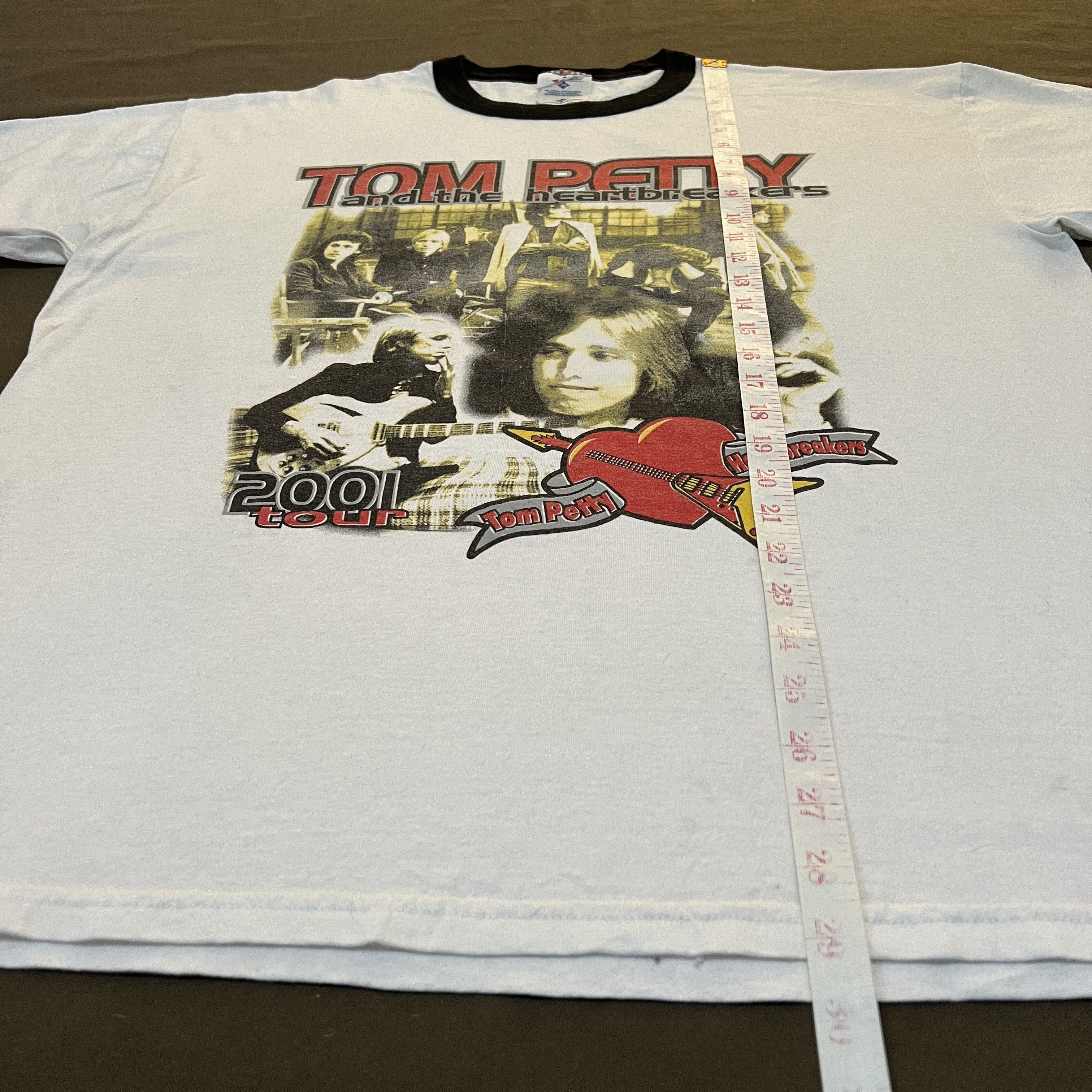 Vintage 2001 Tom Petty & Heartbreakers Tour Promo Tee XL