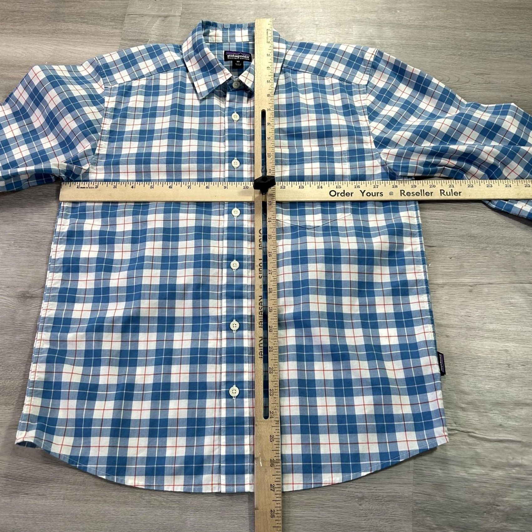 Patagonia Patagonia Shirt Mens XS Blue Plaid Organic Cotton Button Up Long Sleeve Casual Size US XS / EU 42 / 0 - 6 Thumbnail