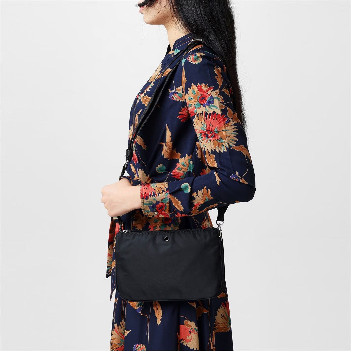 Lauren Ralph Lauren o1g2r1mq0825 Size: OS / Landyn Crossbody Bag in Black Size ONE SIZE - 2 Thumbnail