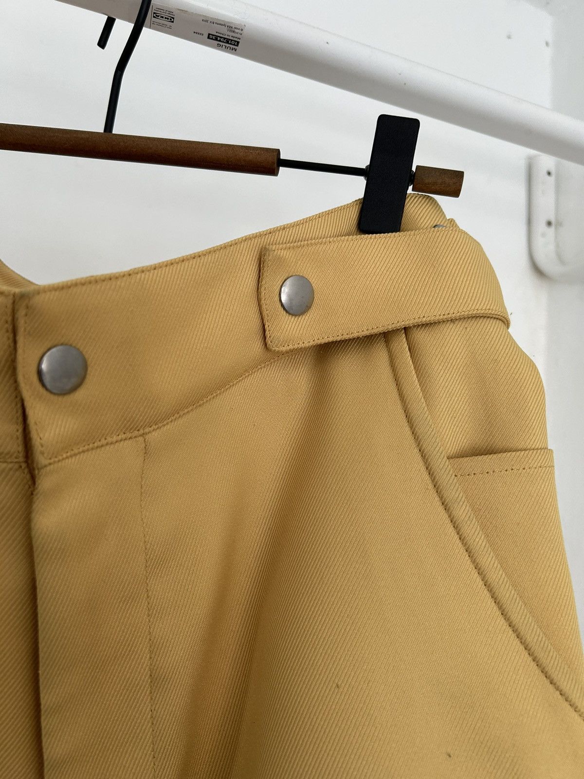 Kiko Kostadinov Ss19 tajima yellow utility trousers Size US 30 / EU 46 - 11 Thumbnail