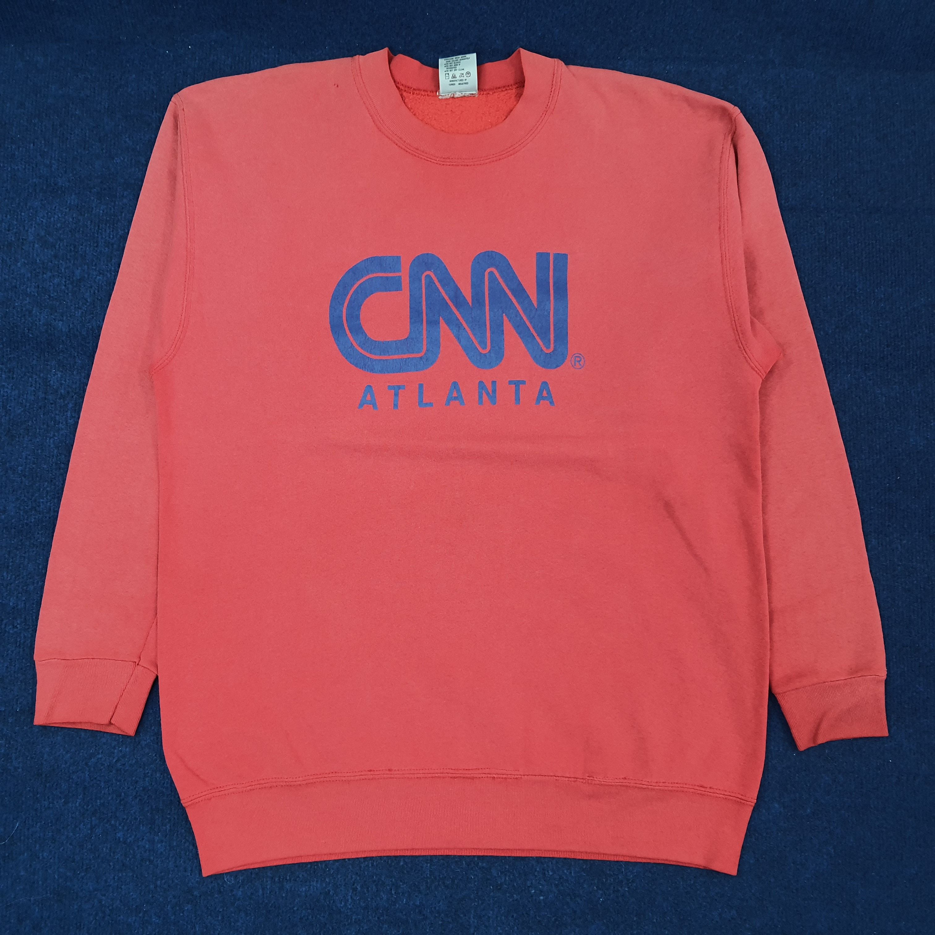 Vintage Vintage CNN Atlanta Sweatshirt C227N22 Size US M / EU 48-50 / 2 - 1 Thumbnail