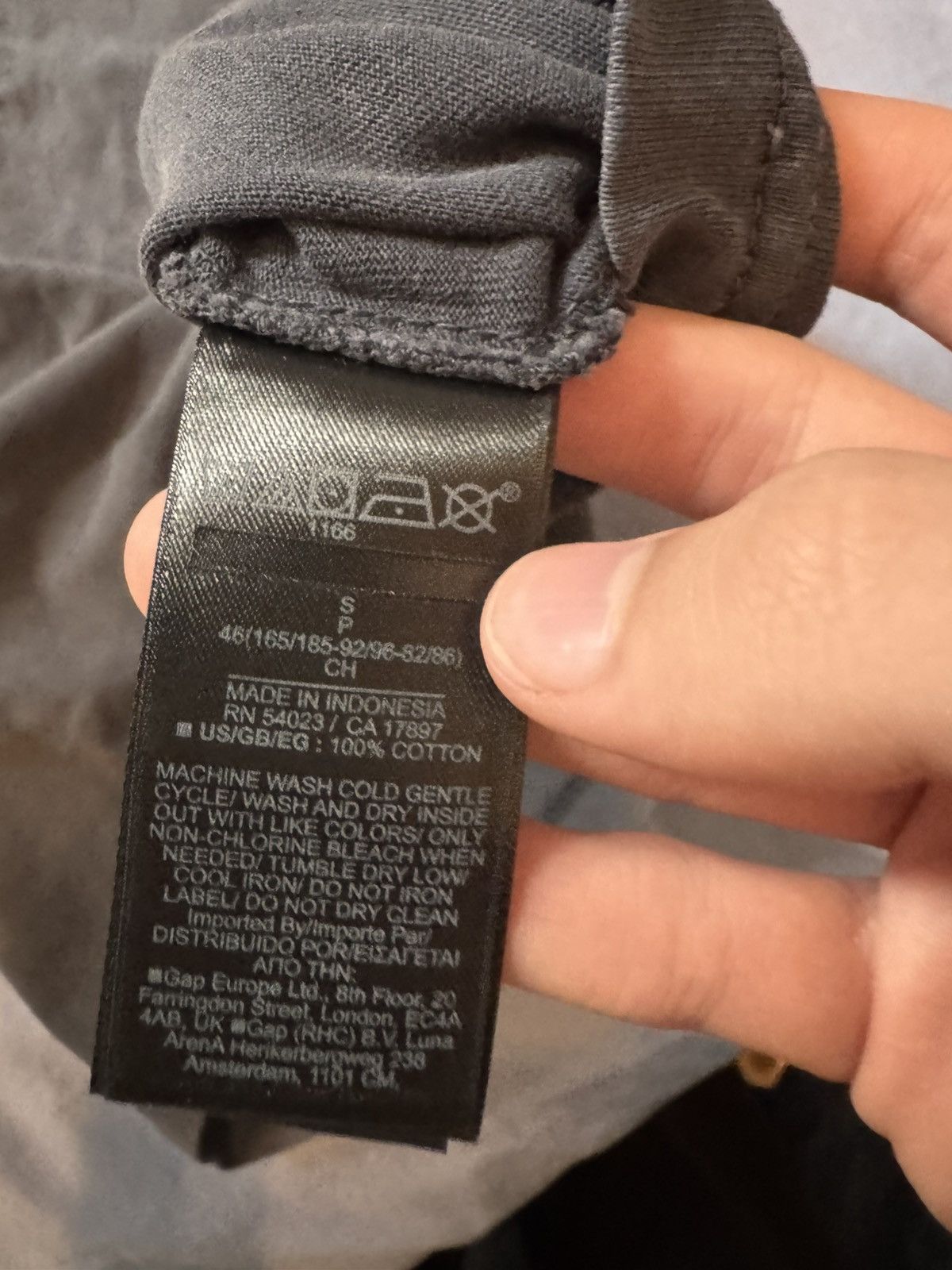 Balenciaga × Gap × Yeezy BALENCIAGA X YEEZY POETIC BLACK SHIRT Size US S / EU 44-46 / 1 - 7 Thumbnail