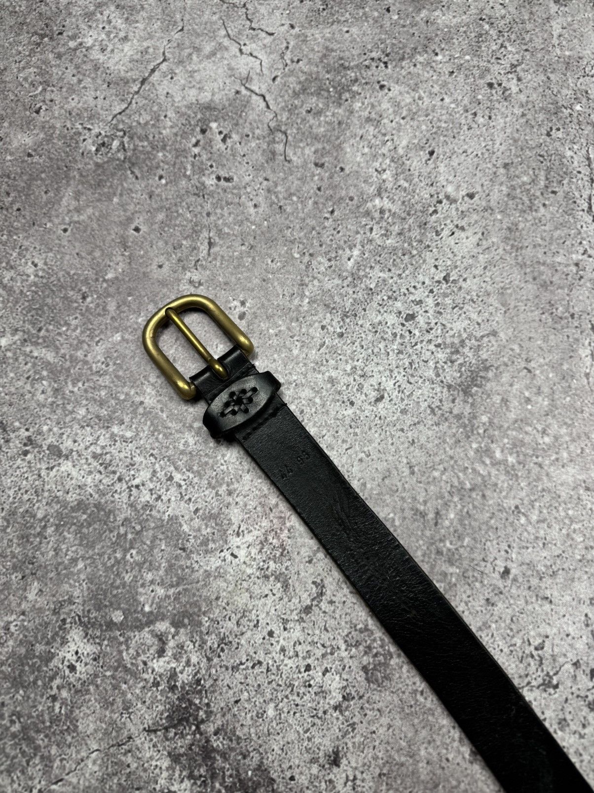 Japanese Brand 00’s NUMBER NINE STYLE JAPAN LEATHER Y2K BELT VINTAGE Size ONE SIZE - 5 Thumbnail