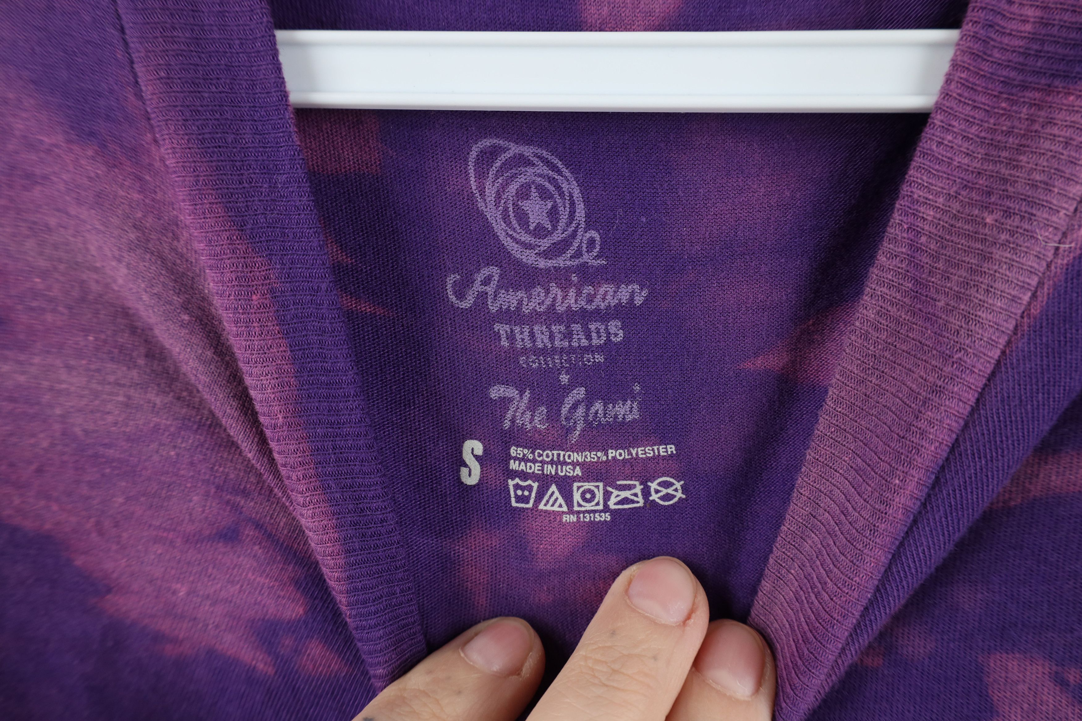 Vintage Streetwear Acid Wash Las Vegas Short Sleeve T-Shirt Purple Size S / US 4 / IT 40 - 7 Thumbnail