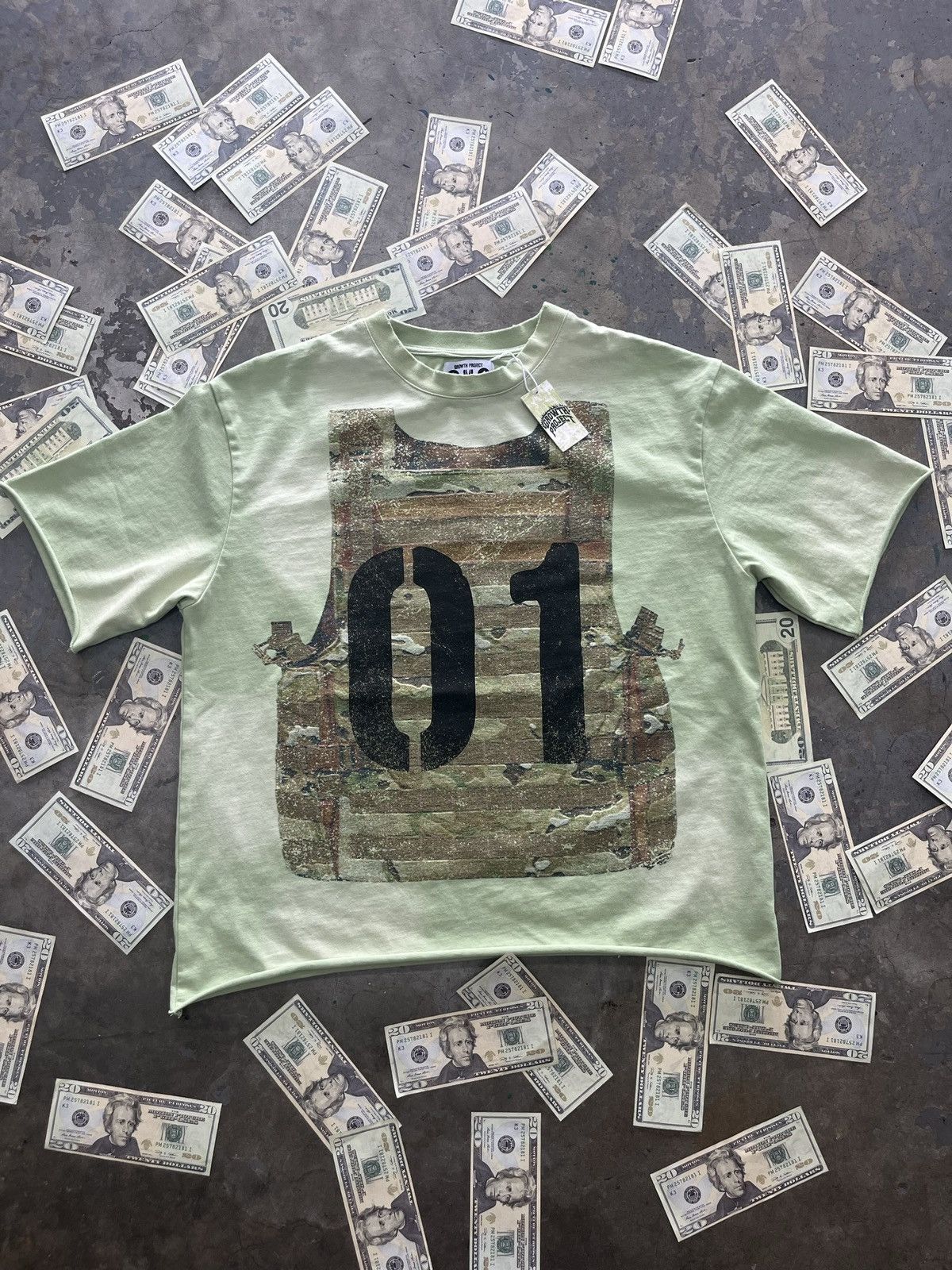 Designer × Vintage Growth Project Army Tee Size US M / EU 48-50 / 2 - 4 Thumbnail