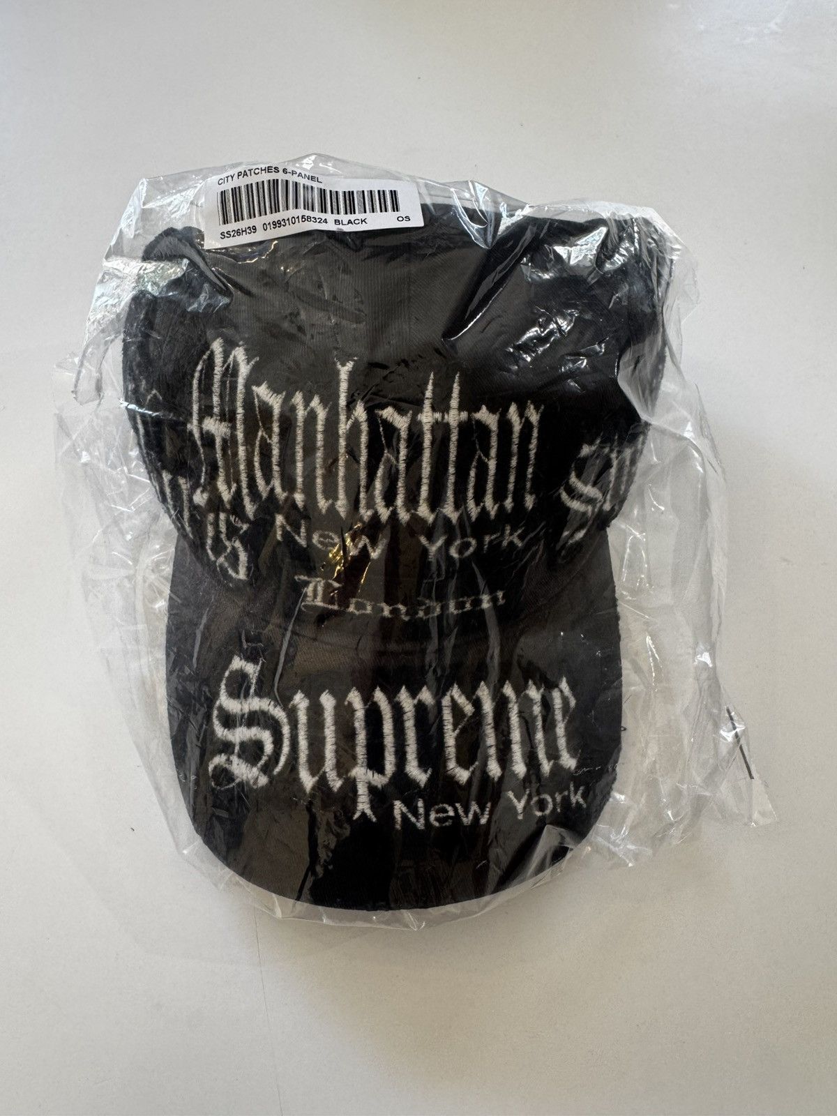 Supreme Supreme City Patches 6-Panel SS26 BLACK IN-HAND SHIPS FAST Size ONE SIZE - 2 Thumbnail