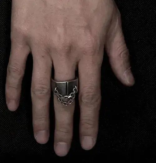 Jewelry × Vintage stainless steel rings Size 7 8 9 10 11 Size ONE SIZE - 2 Thumbnail